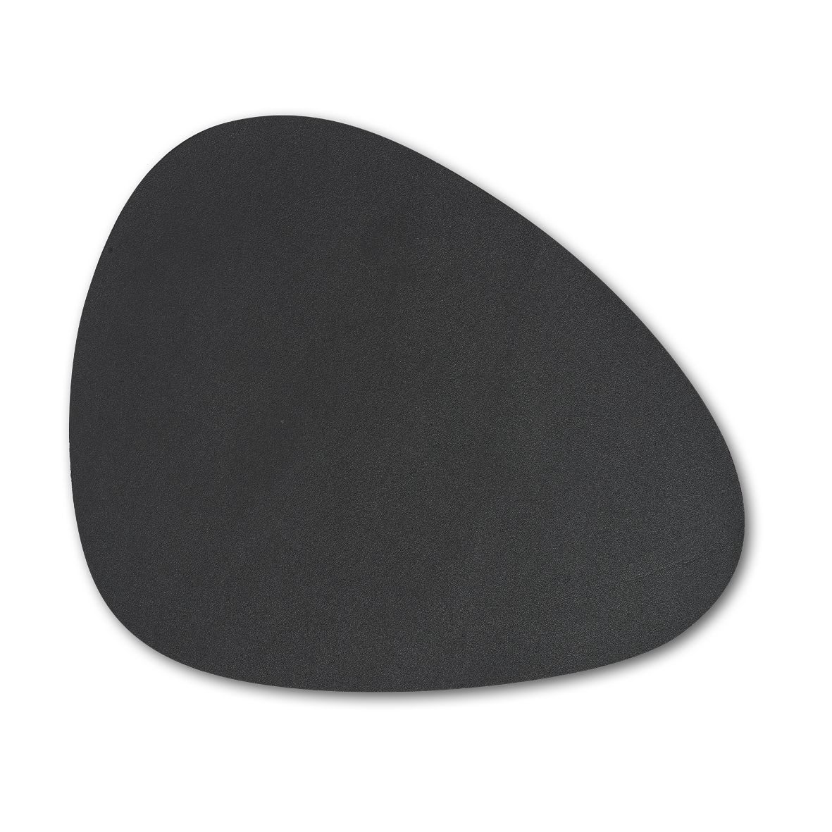 Basera® Platzset 2er-Platzset Kunstleder gebogen, (2-St), schwarz, 42 x 34 cm