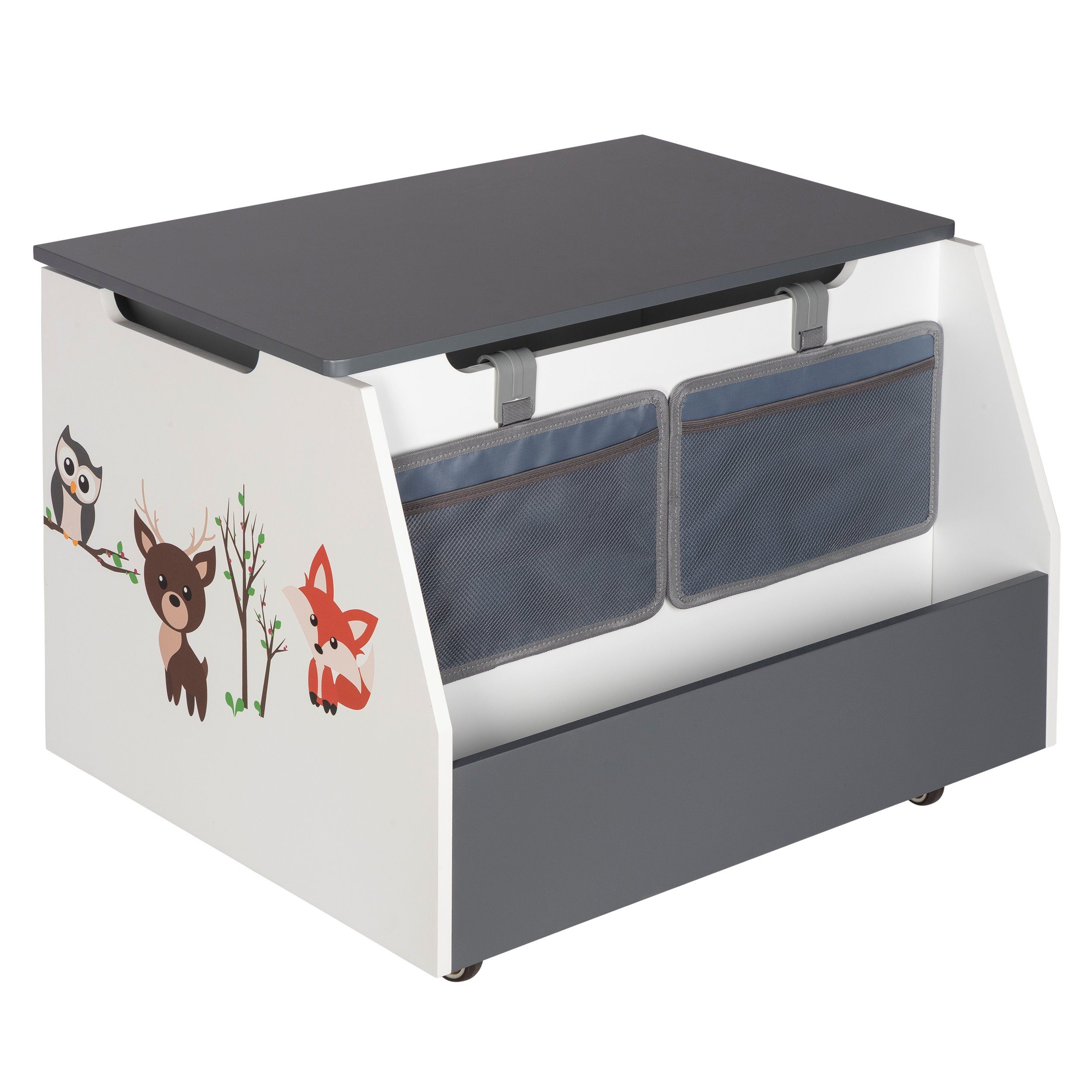 ONVAYA Spielzeugtruhe Spielzeug Truhe, mit Hängetaschen, Spielzeugkiste mit günstig online kaufen