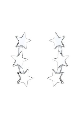 Elli Paar Ohrstecker Sterne Astro Trend Star Sternenbild 925 Silber, Sterne, Astro