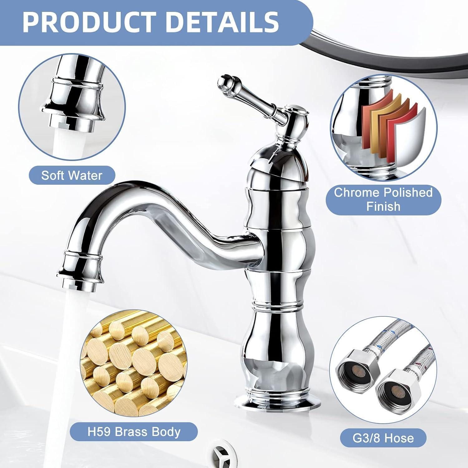 LuxusKollektion Waschtischarmatur Wasserhahn Bad Waschtischarmatur Mischbat günstig online kaufen