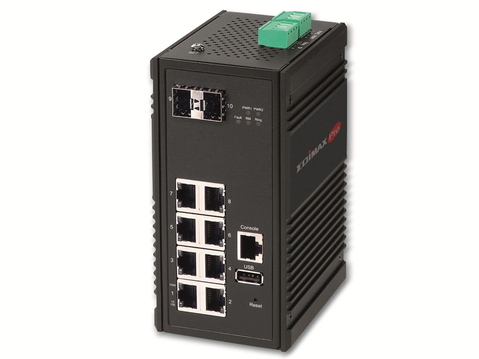 Edimax EDIMAX Industrie-Switch IGS-5208, 8-port Netzwerk-Switch | Switch