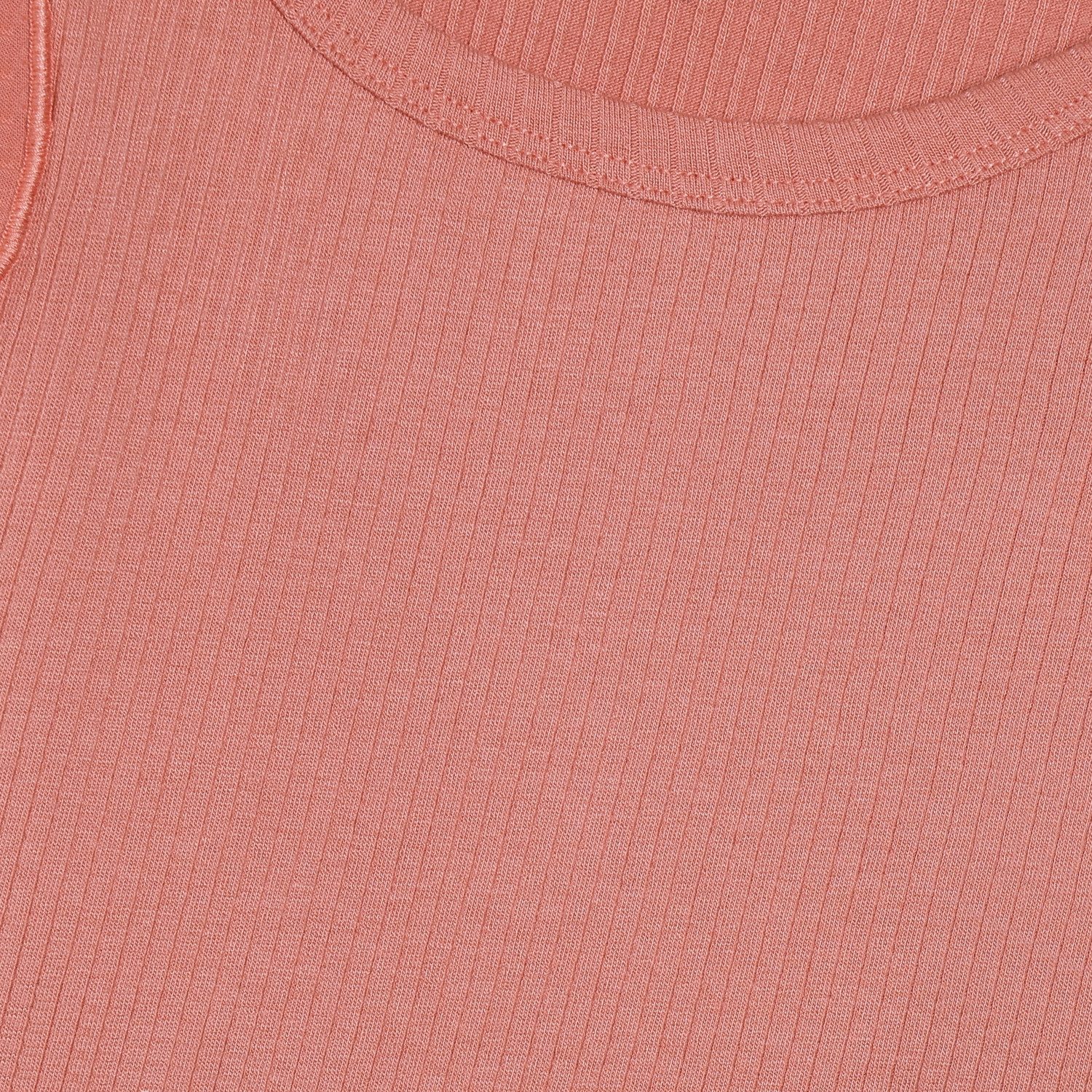 Minymo Ripptanktop Mädchen Top Ripp mit Rüschen Baumwollmix ärmellos