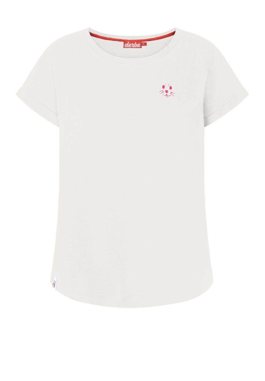 Derbe Print-Shirt Robbenschnute Damen T-Shirt (1-tlg) günstig online kaufen