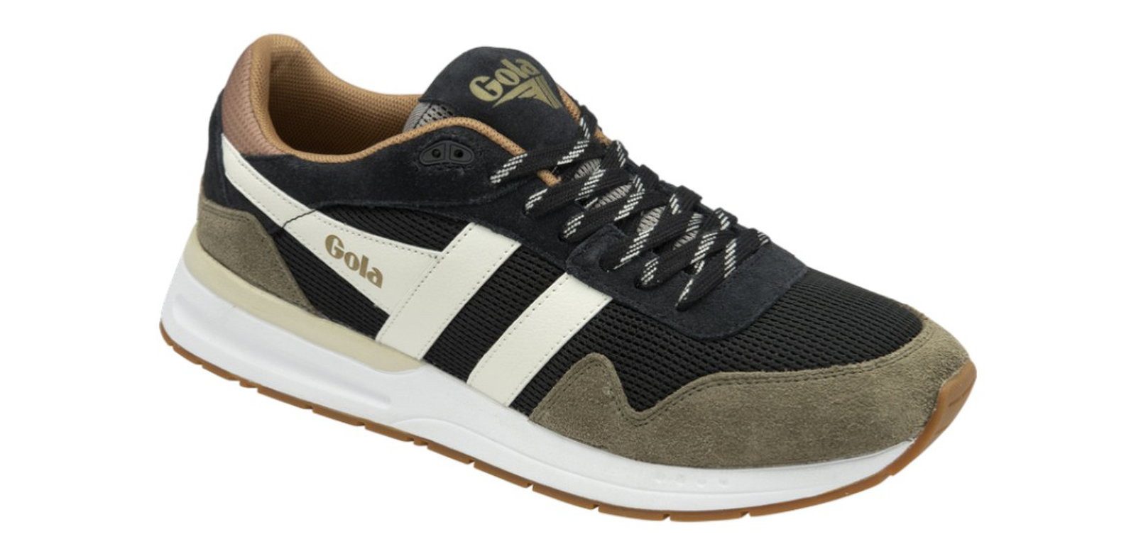 Gola Delta 2026 schwarz/khaki/off white Herren Sneaker