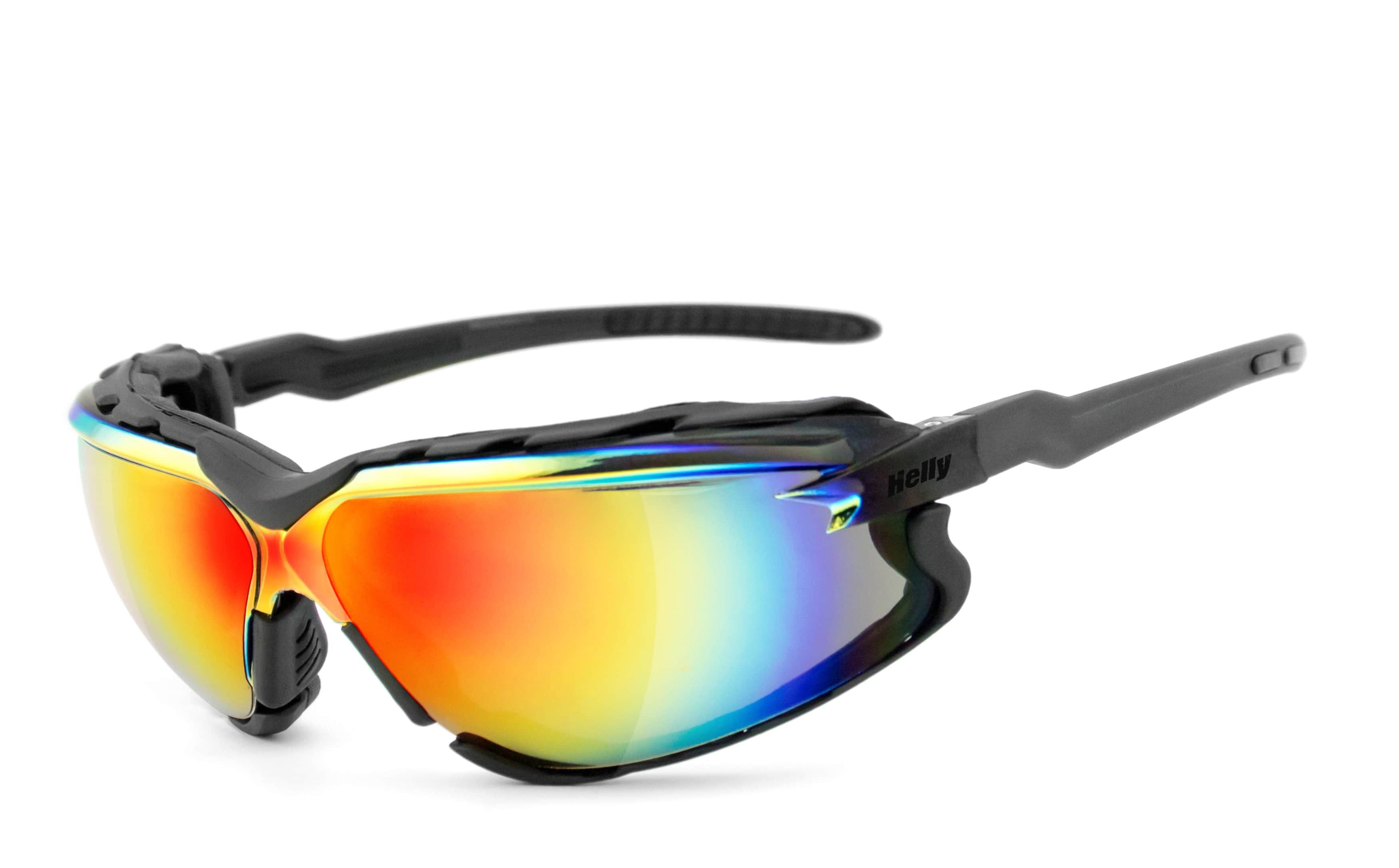 Helly - No.1 Bikereyes Motorradbrille darkrider, gepolstert, super flexible Brille