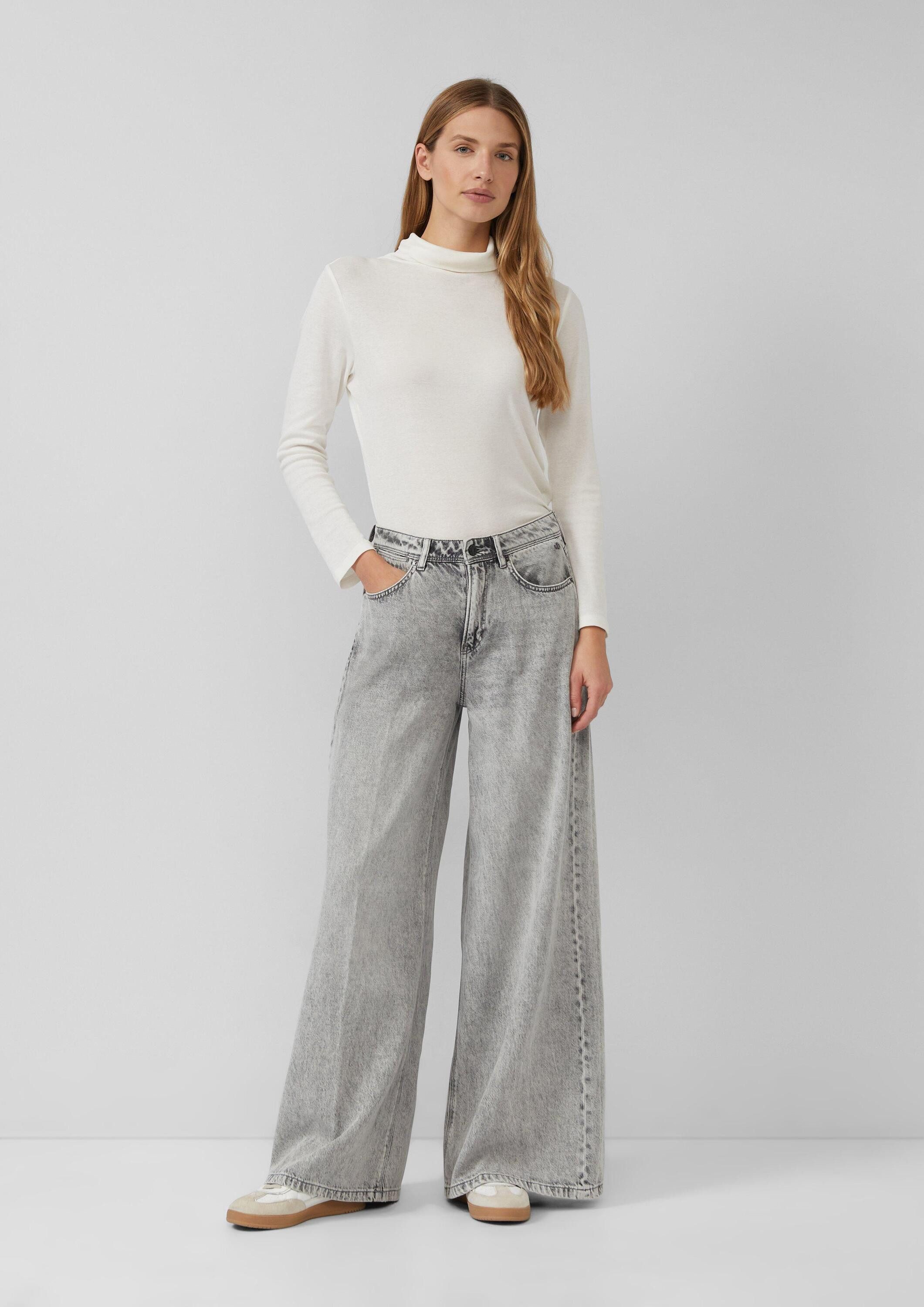 s.Oliver Weite Jeans Jeans-Hose Jeans / Regular Fit / High Rise / Extra Wid günstig online kaufen