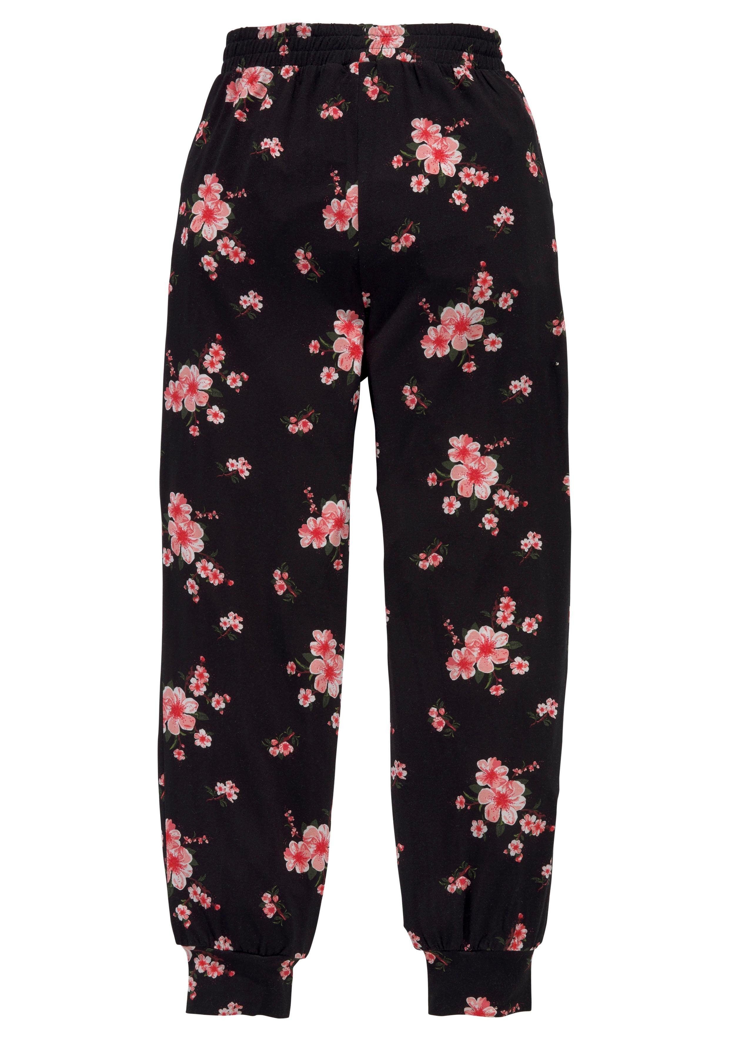 KIDSWORLD Haremshose Blumen-Allover mit Blumenmuster