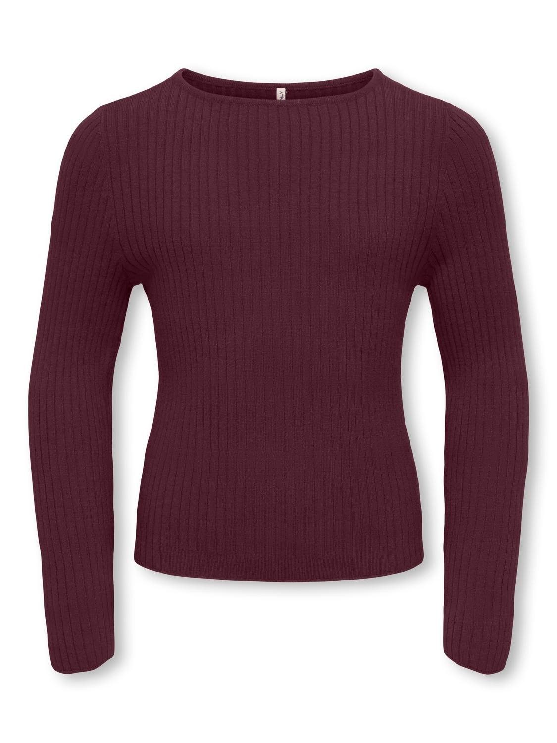 KIDS ONLY Strickpullover KOGIBI LS RIB BOATNECK CP KNT