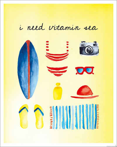 Close Up Poster Vitamin Sea Kunstdruck 40 x 50 cm