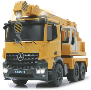 Jamara RC-LKW Schwerlastkran Mercedes Liebherr 2,4GHz gelb, mit Programmierfunktion