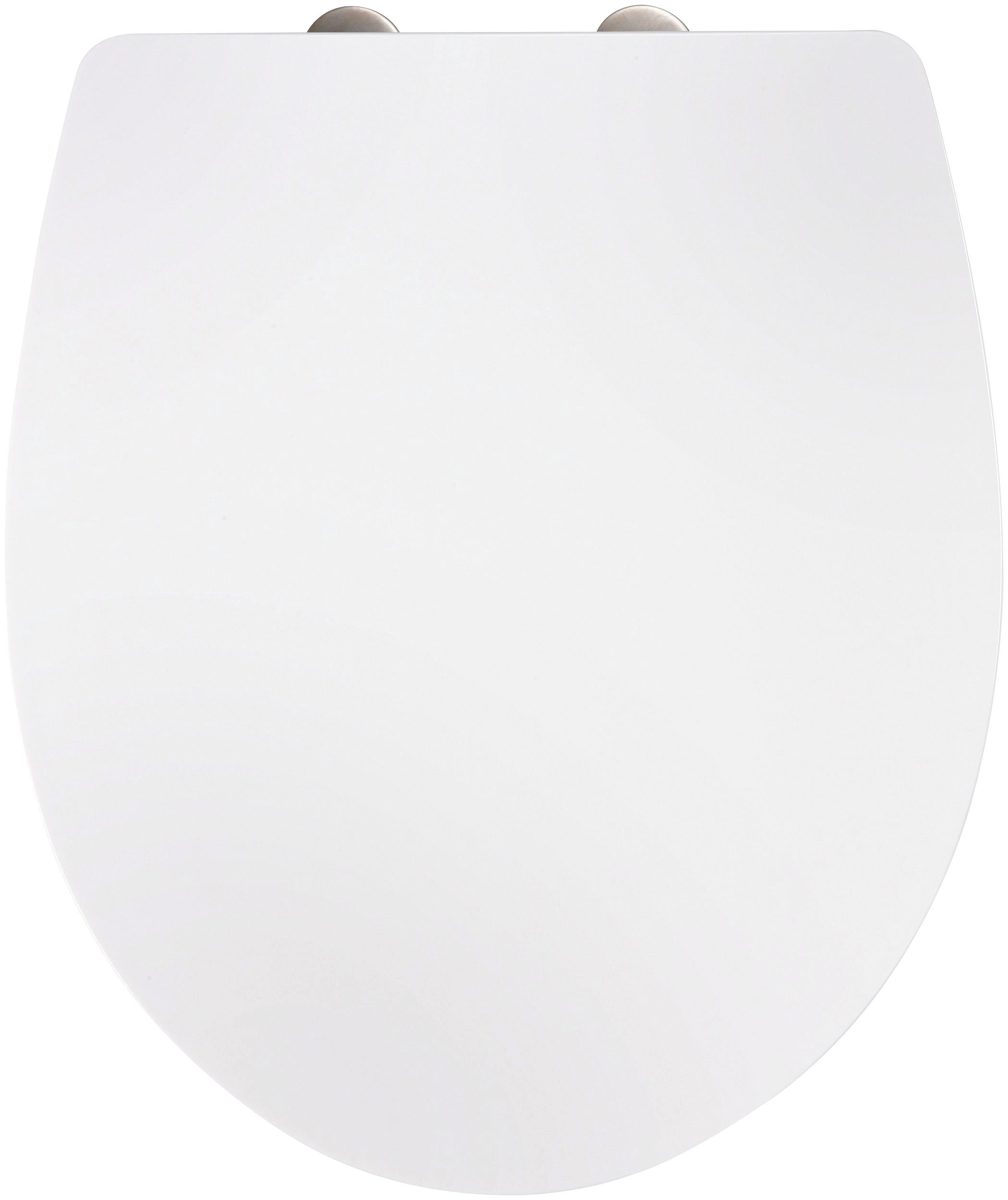 ADOB WC-Sitz Weiß, Absenkautomatik, zur Reinigung auf Knopfdruck abnehmbar günstig online kaufen