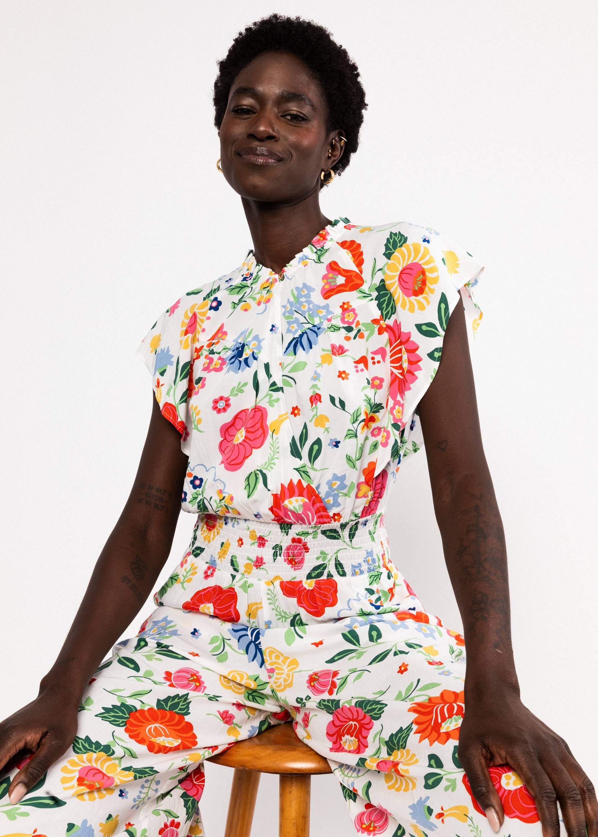 Blutsgeschwister Jumpsuit Jumpsuit Love's Lightest Wings - Overall Damen - Einteiler - Floral