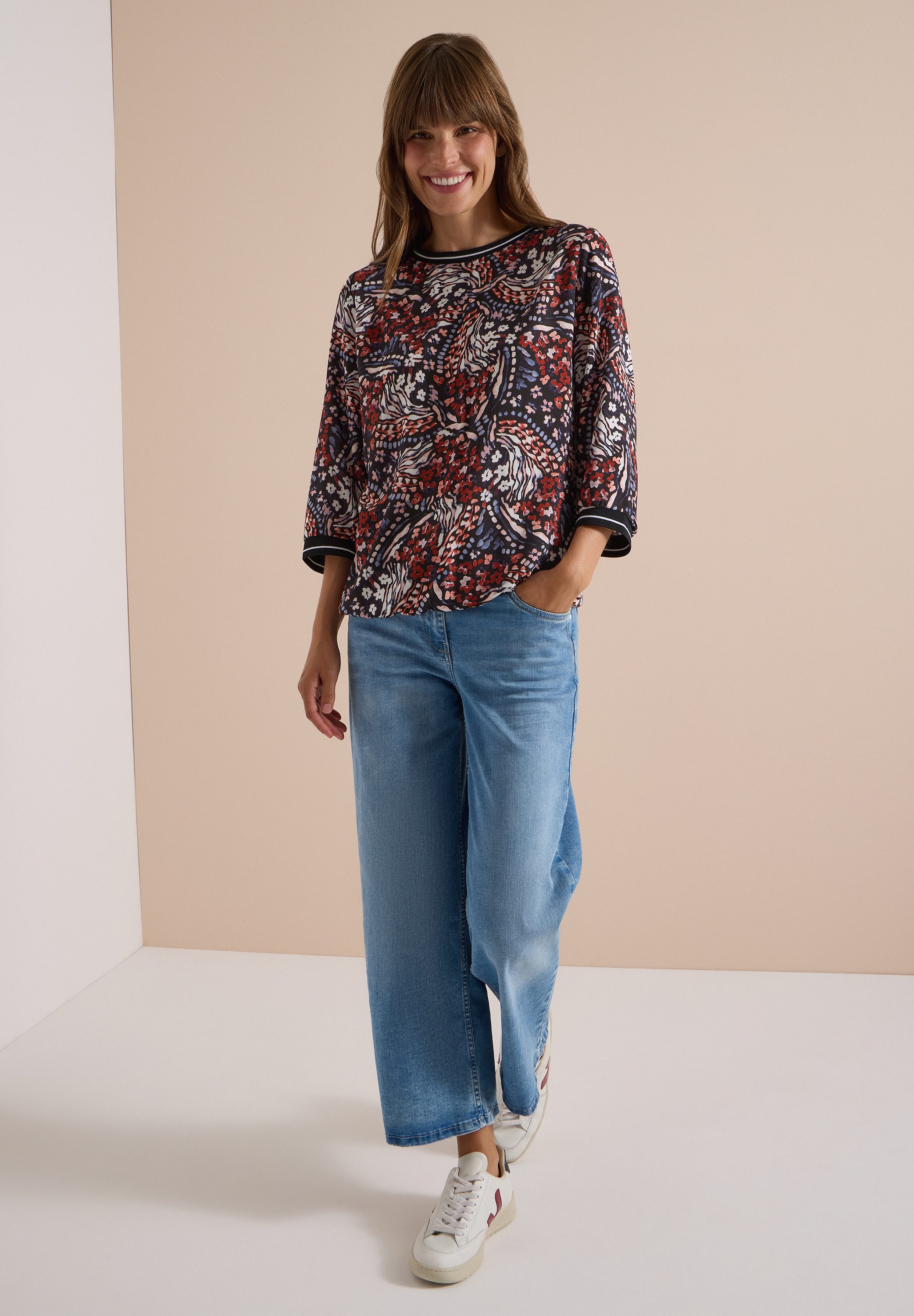 CECIL Shirtbluse aus softer Viskose