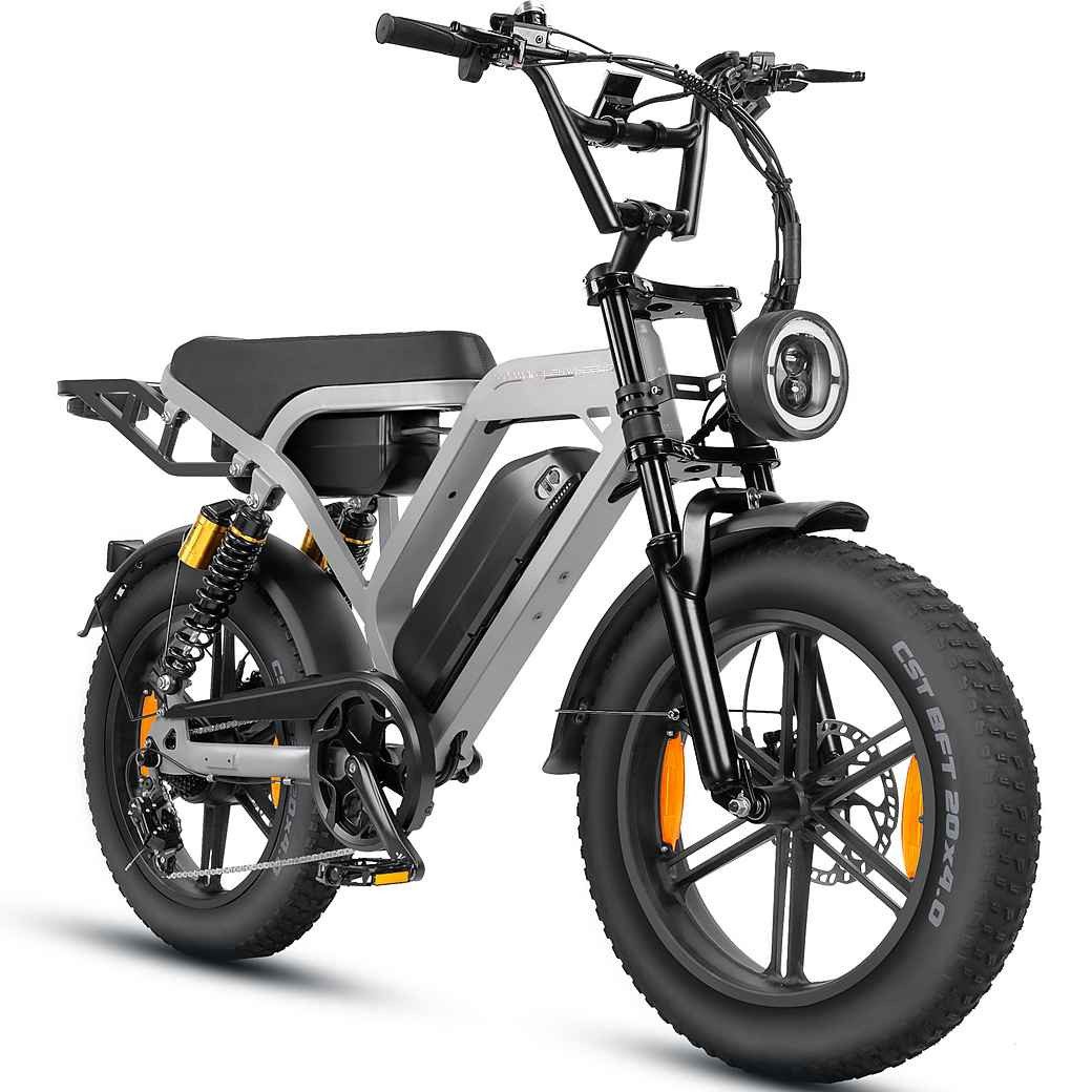 E-Bike Mountainbike Cityrad E-Fahrrad 20” x 4.0” Damen u. Herren Pedelec 1440Wh Max.216KM