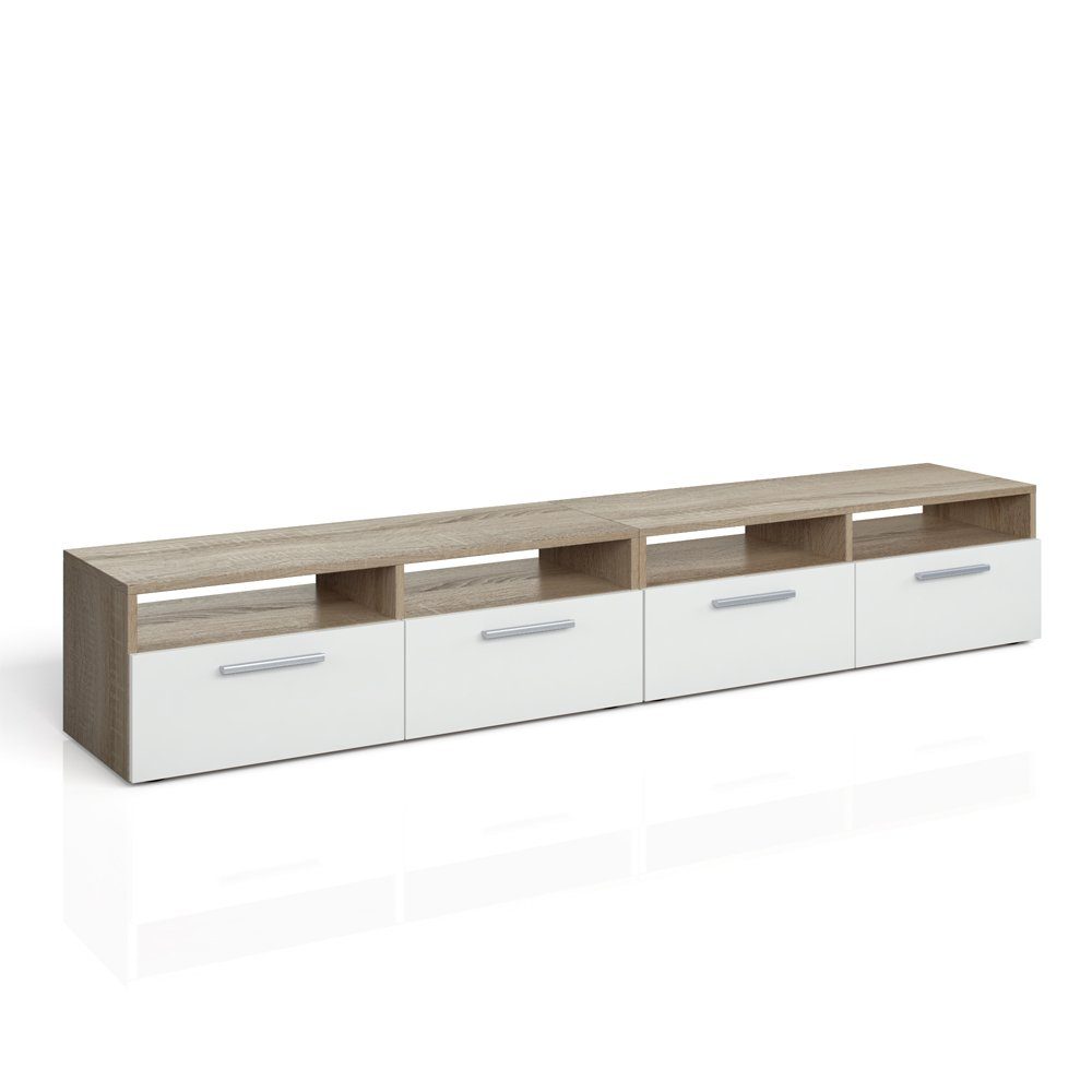 Vicco Lowboard Diego, Sonoma, 190 x 38 cm günstig online kaufen