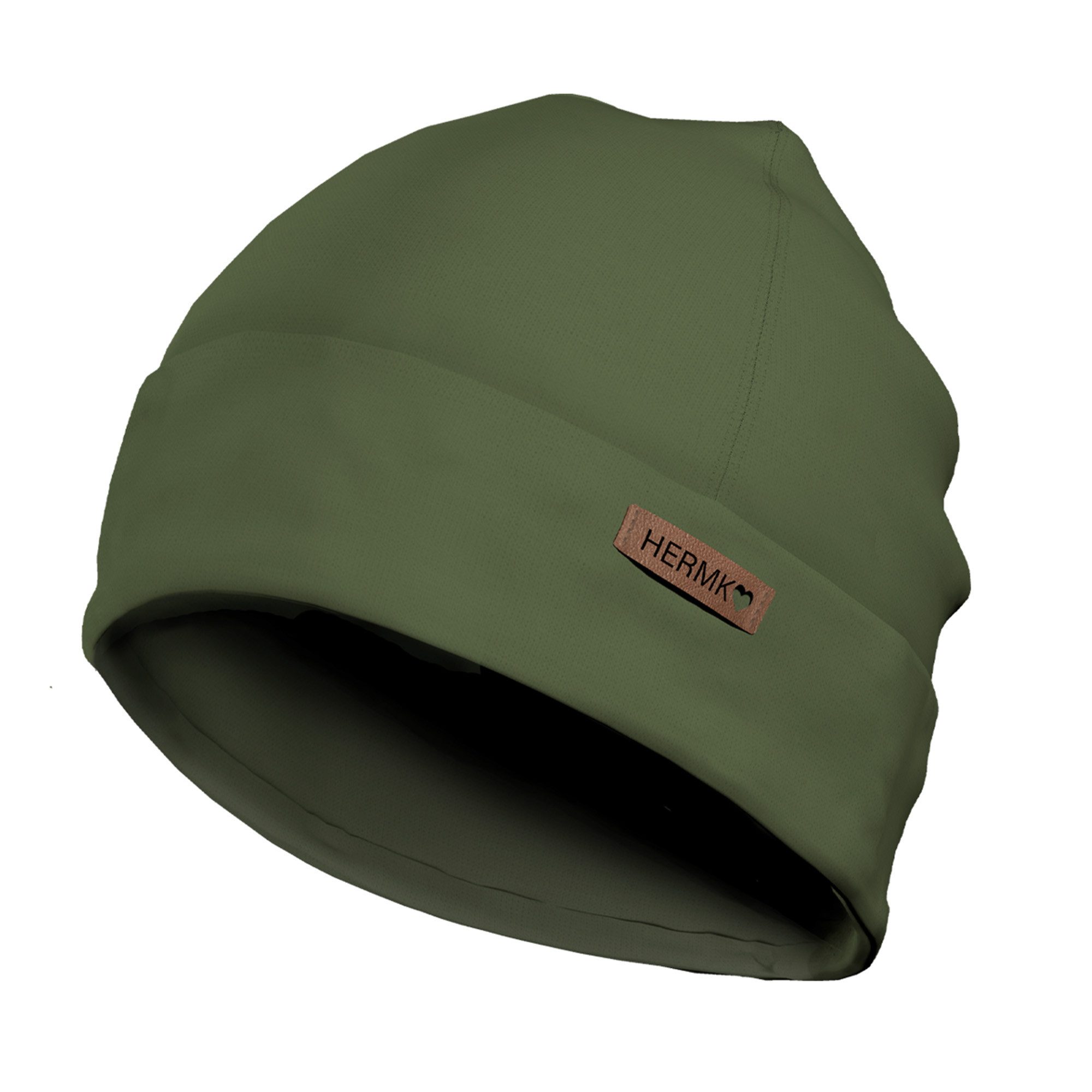 HERMKO Beanie 881210 Kinder Mütze aus 100 % Bio-Baumwolle für die Übergangszeit