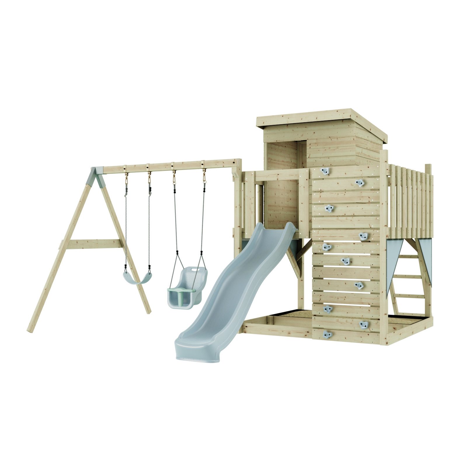 Eisblau Babyschaukel