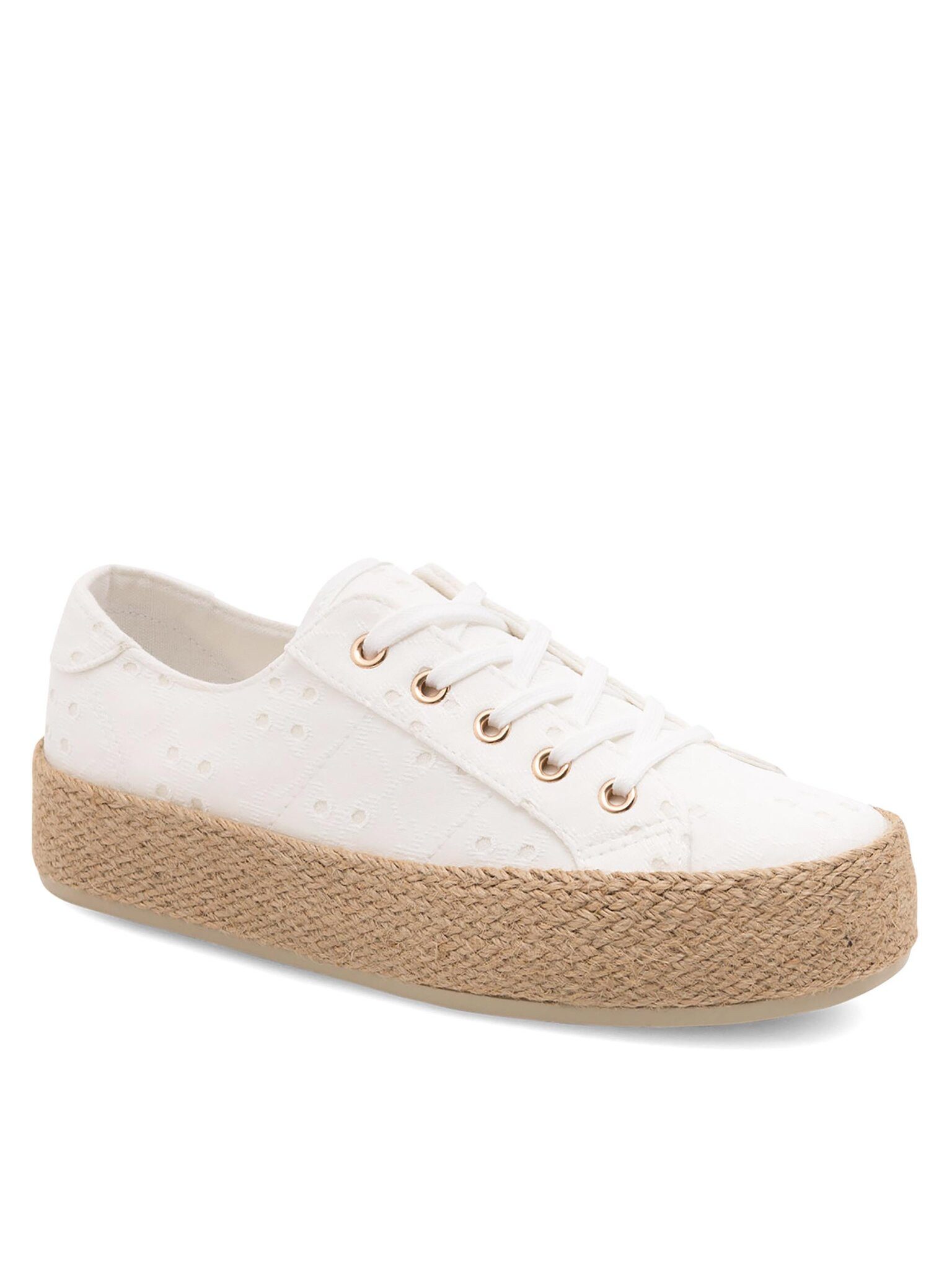 Jenny Fairy Sneakers aus Stoff Damen EMMA WSK1576-05 Weiß Sneaker