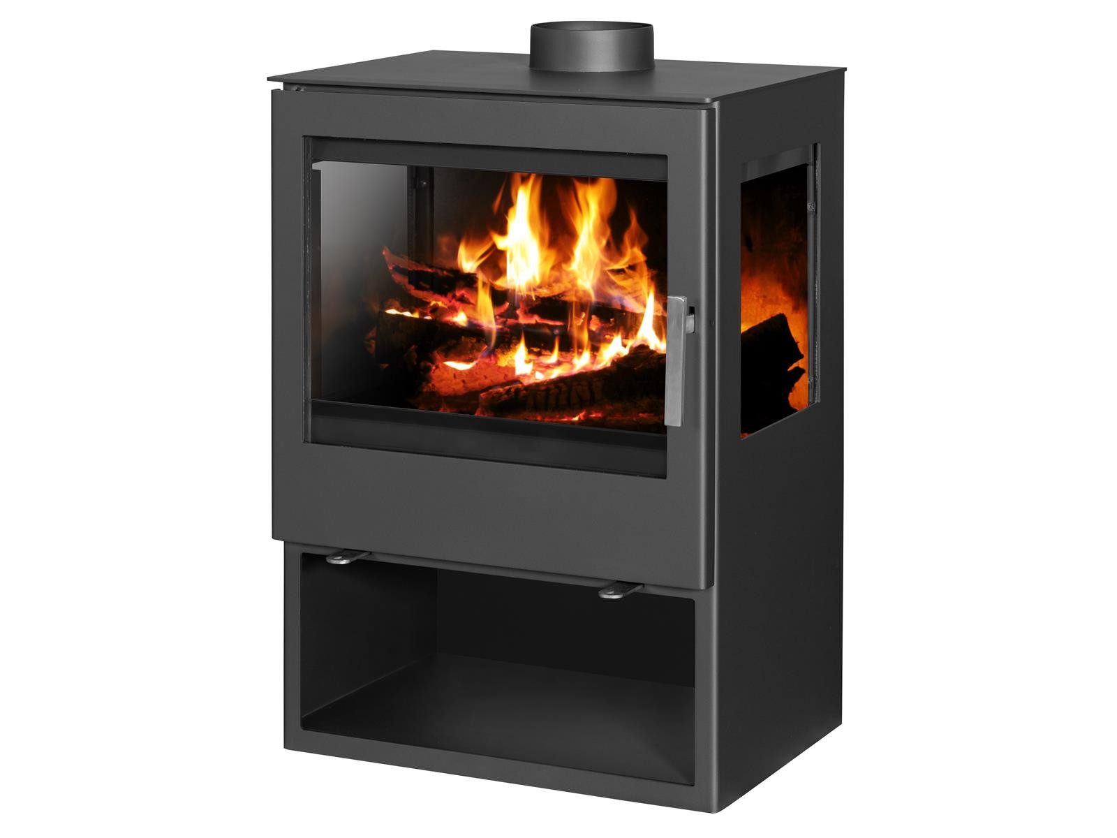 Conforto Kaminofen Modena Vision Kaminofen Stahl schwarz 9,76 kW Ofen, 9.76 günstig online kaufen