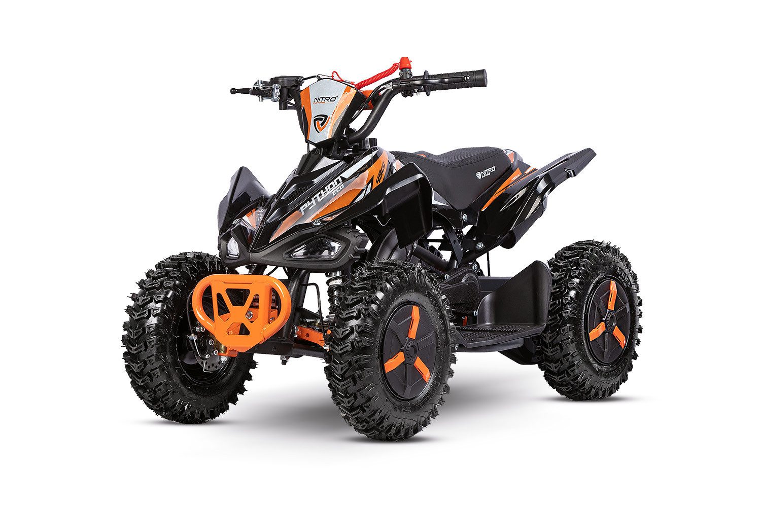 Smarty Elektro-Kinderquad 49cc mini Kinder Quad Python Snowy