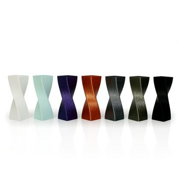 Kreative Feder Dekovase Designer Vase – Dekorative Blumenvase aus Bio-Kunststoff, aus nachwachsenden Rohstoffen; wasserdicht & bruchsicher