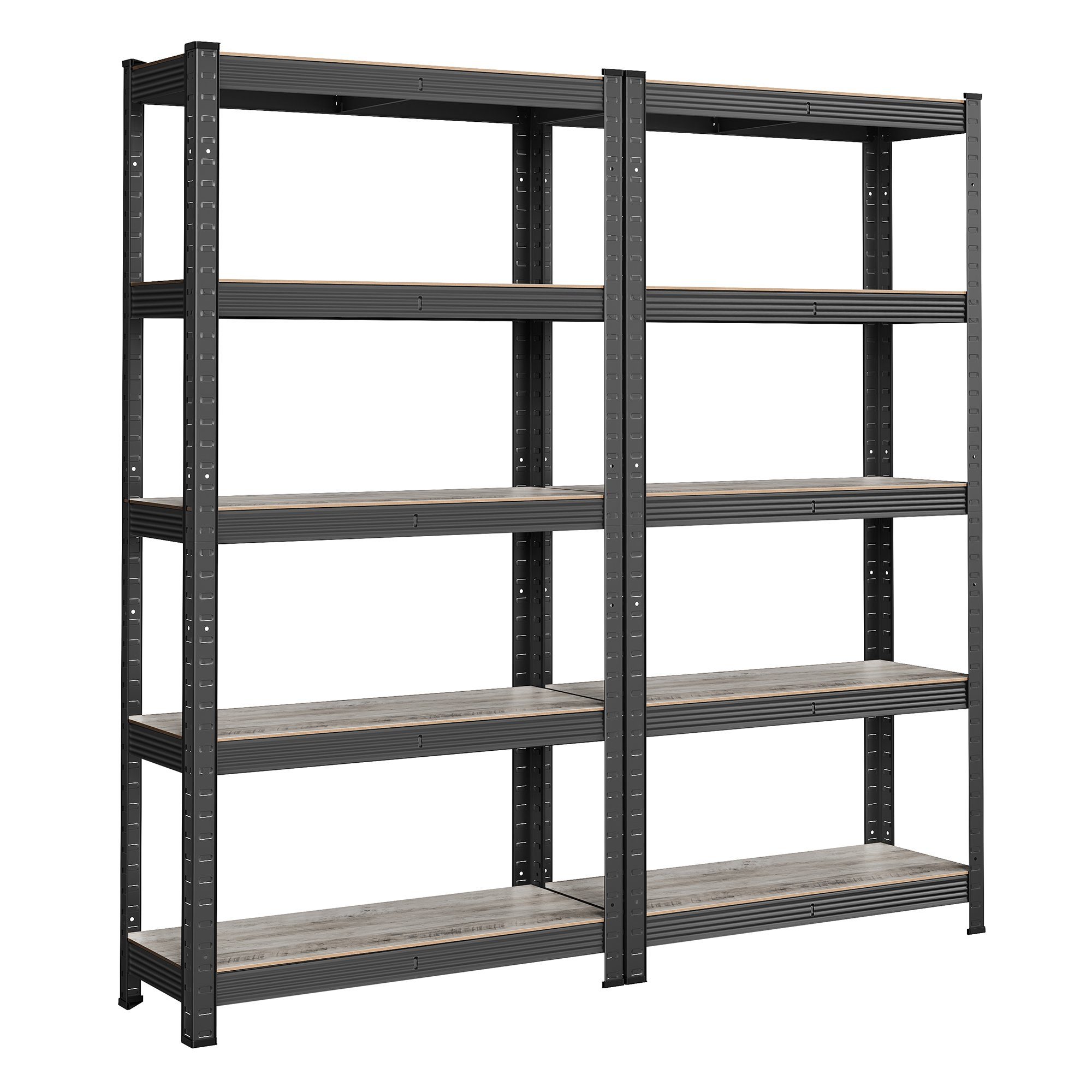 SONGMICS Standregal Bücherregale, 2-tlg., Bücherregale, Küchenregale,5 Abla günstig online kaufen