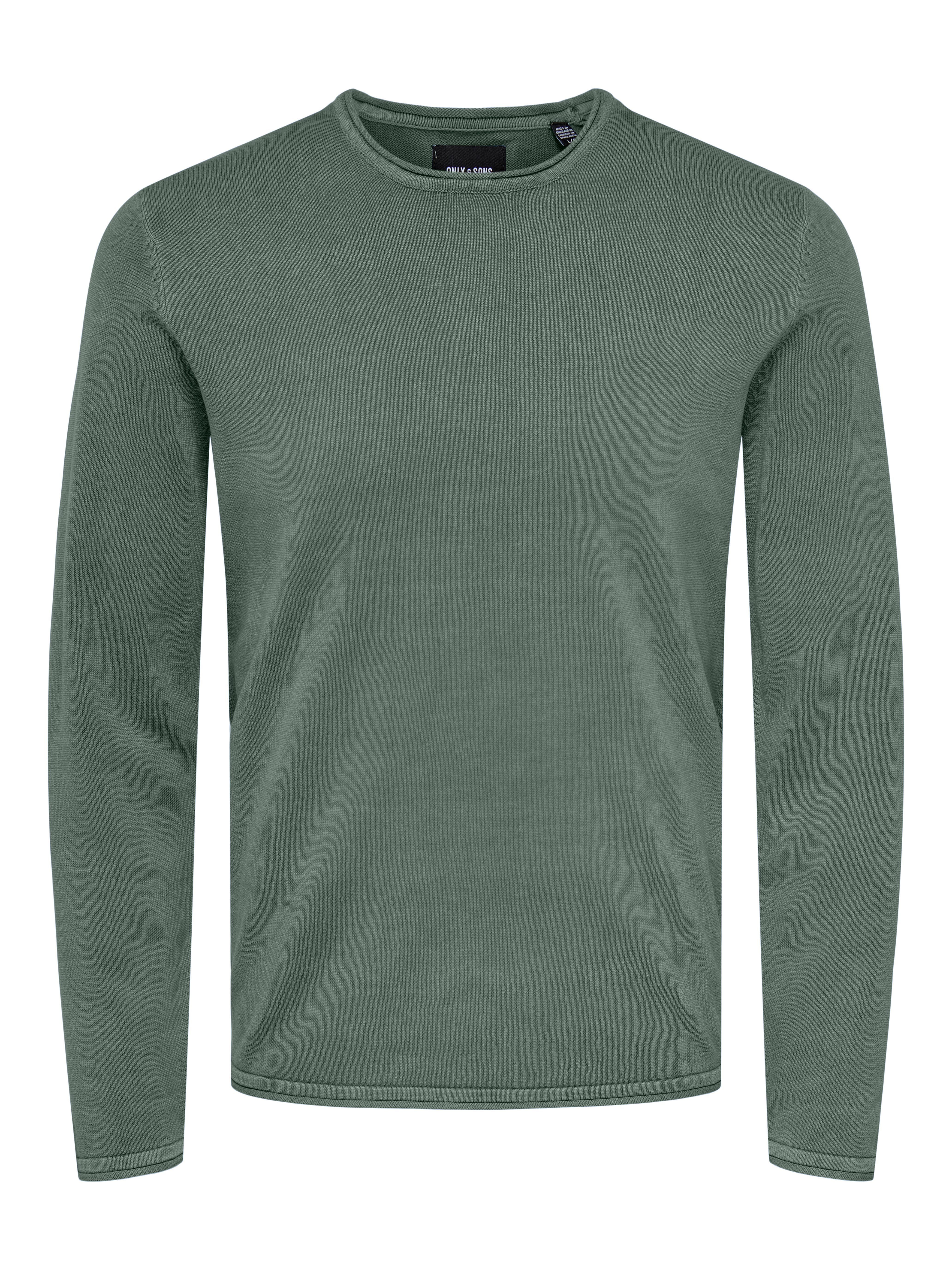 ONLY & SONS Rundhalspullover ONSGASTON REG 12 WASH CREW KNIT CS OTL günstig online kaufen