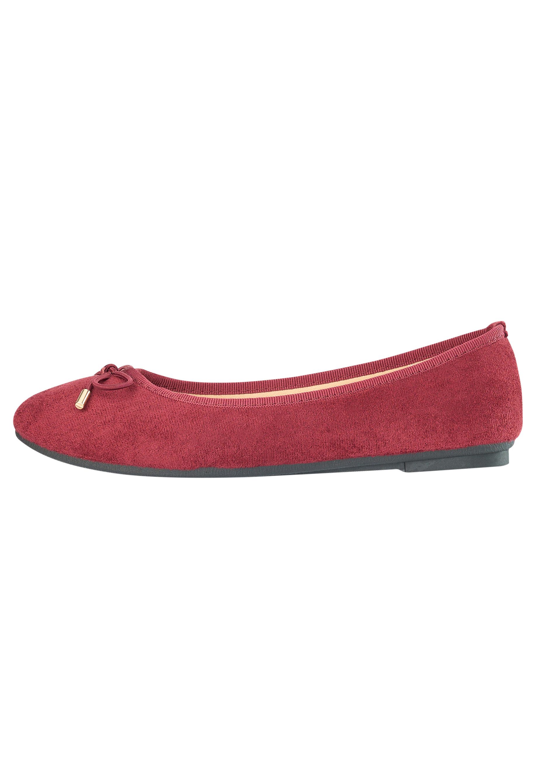 Day Vine Damen Ballerinas mit Schleife – flache Schlupfschuhe mit runder Spitze Ballerina