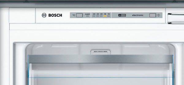 BOSCH Einbaugefrierschrank 6 GIV21AFE0, 87,4 cm hoch, 55,8 cm breit, Low Frost: geringere Eisbildung & schnelleres Abtauen