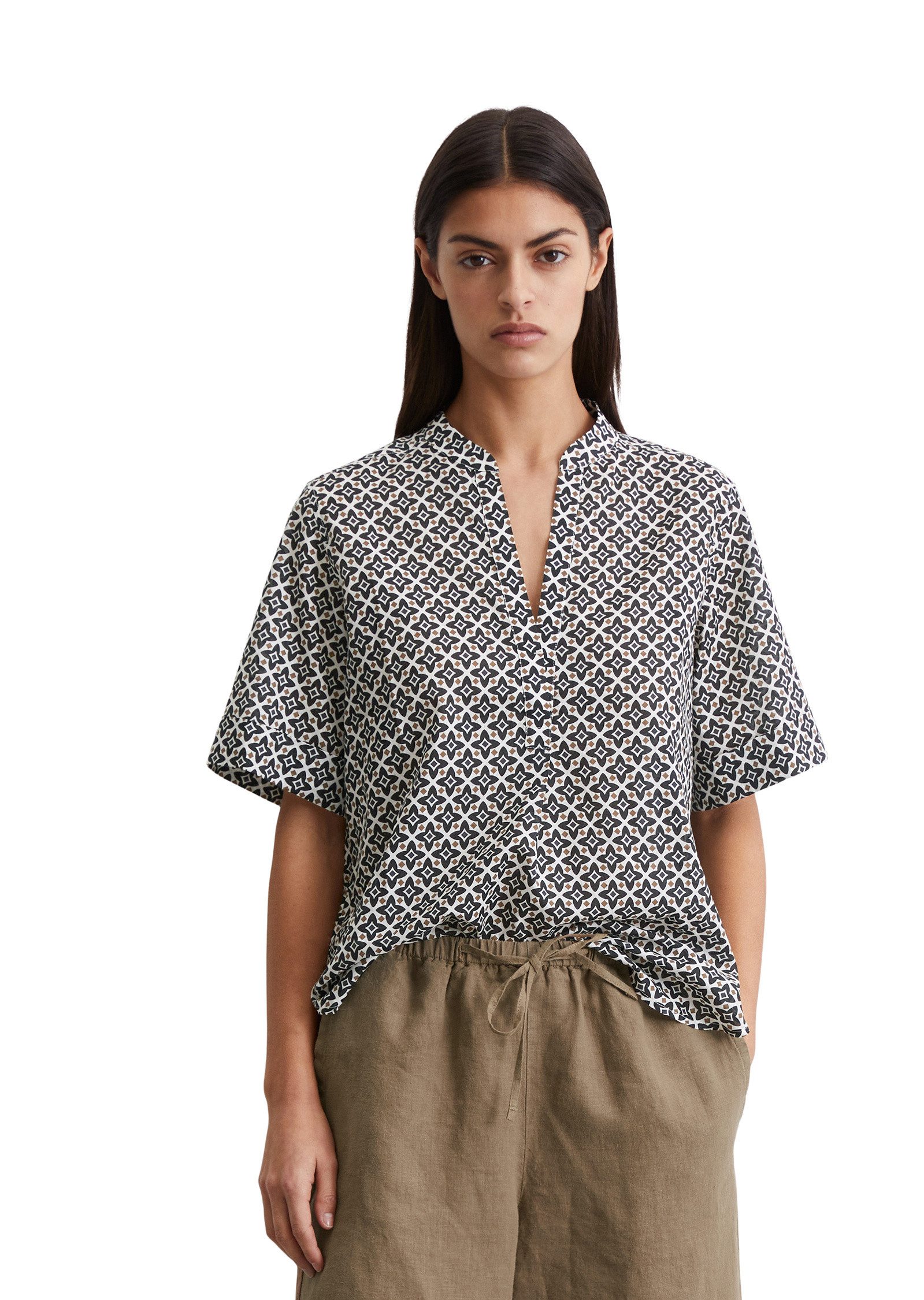 Marc O'Polo Kurzarmbluse aus Silky-Touch-Voile günstig online kaufen