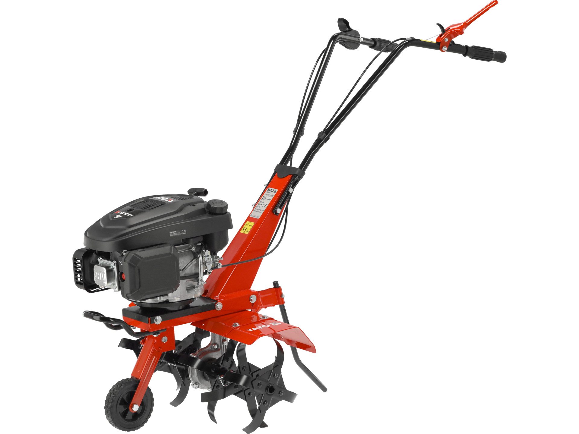 Yato Benzinmotorhacke Benzin Bodenfräse, Gartenfräse  36/60cm, 2,9kW/3,94PS