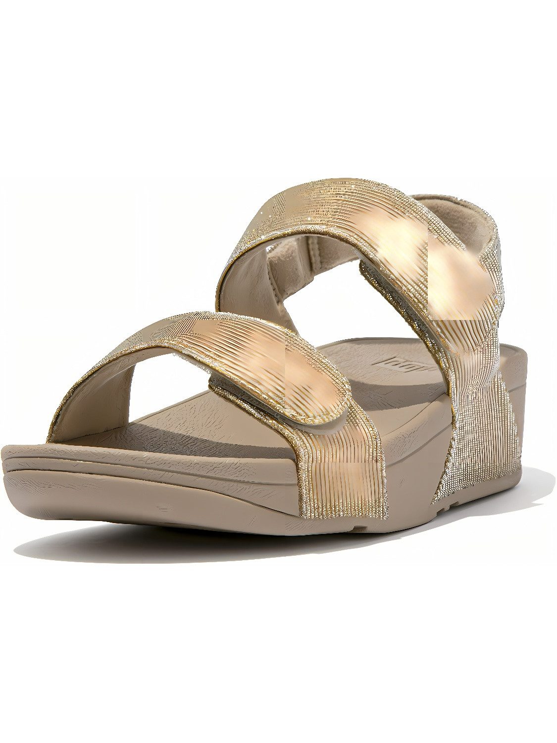 Lulu Adjustable Shimmerlux Back-Strap Sandals Sandale
