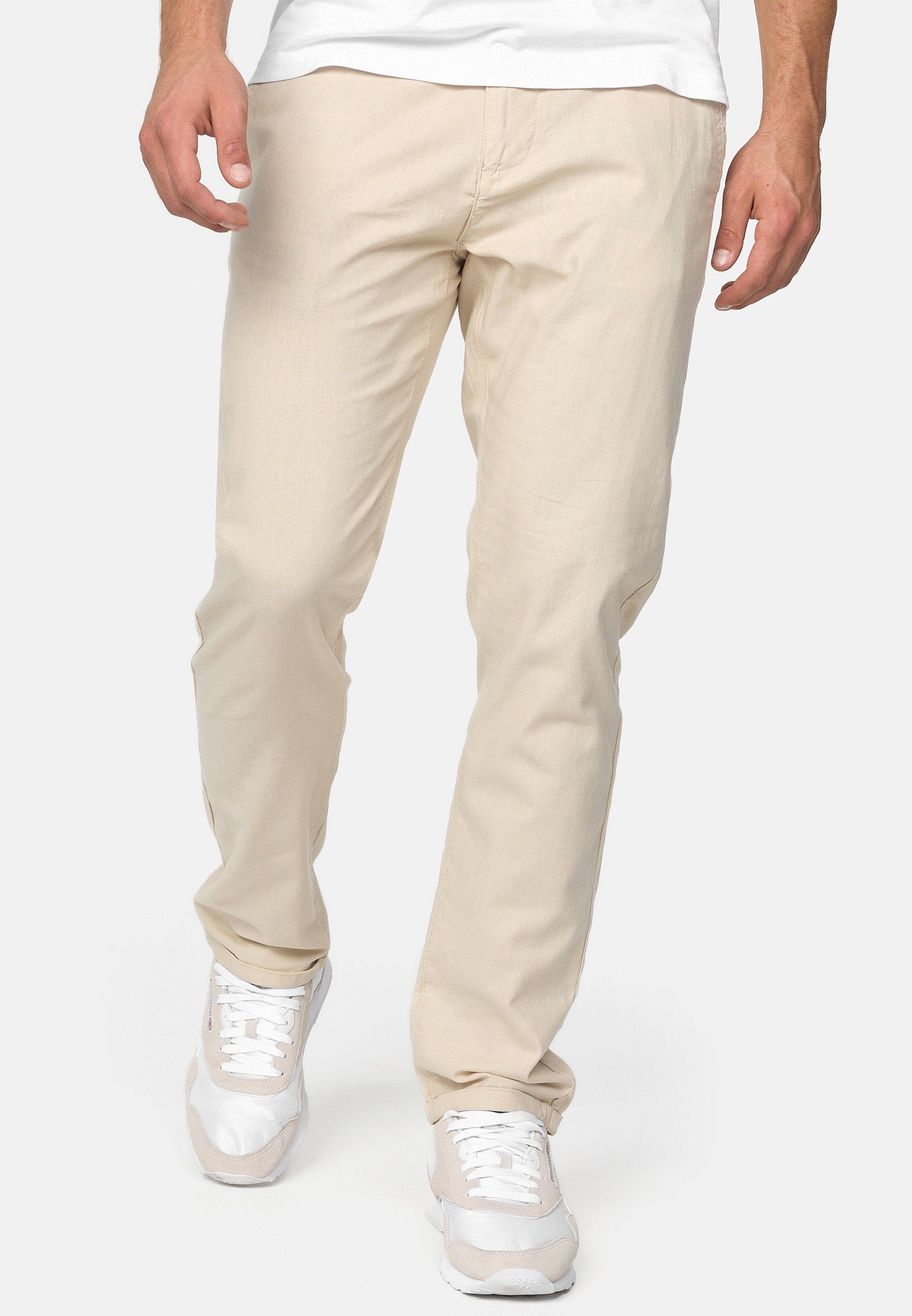 Indicode Leinenhose Haverfield Fog