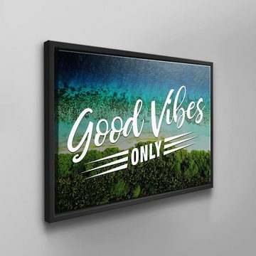 DOTCOMCANVAS® Leinwandbild, Wandbild für pure Lebensenergie & Motivation von