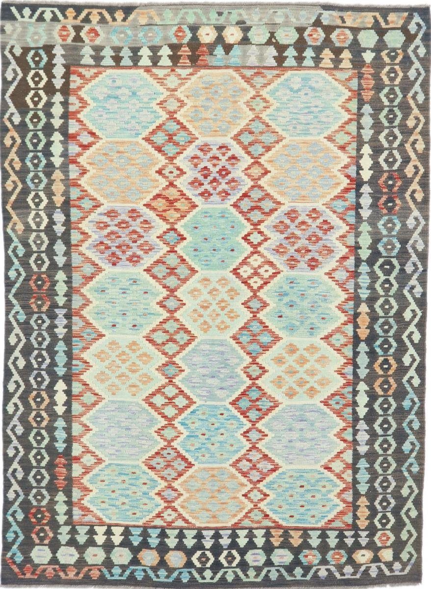 Orientteppich Kelim Afghan Heritage 172x235 Handgewebter Moderner Orientteppich, Nain Trading, rechteckig, Höhe: 3 mm