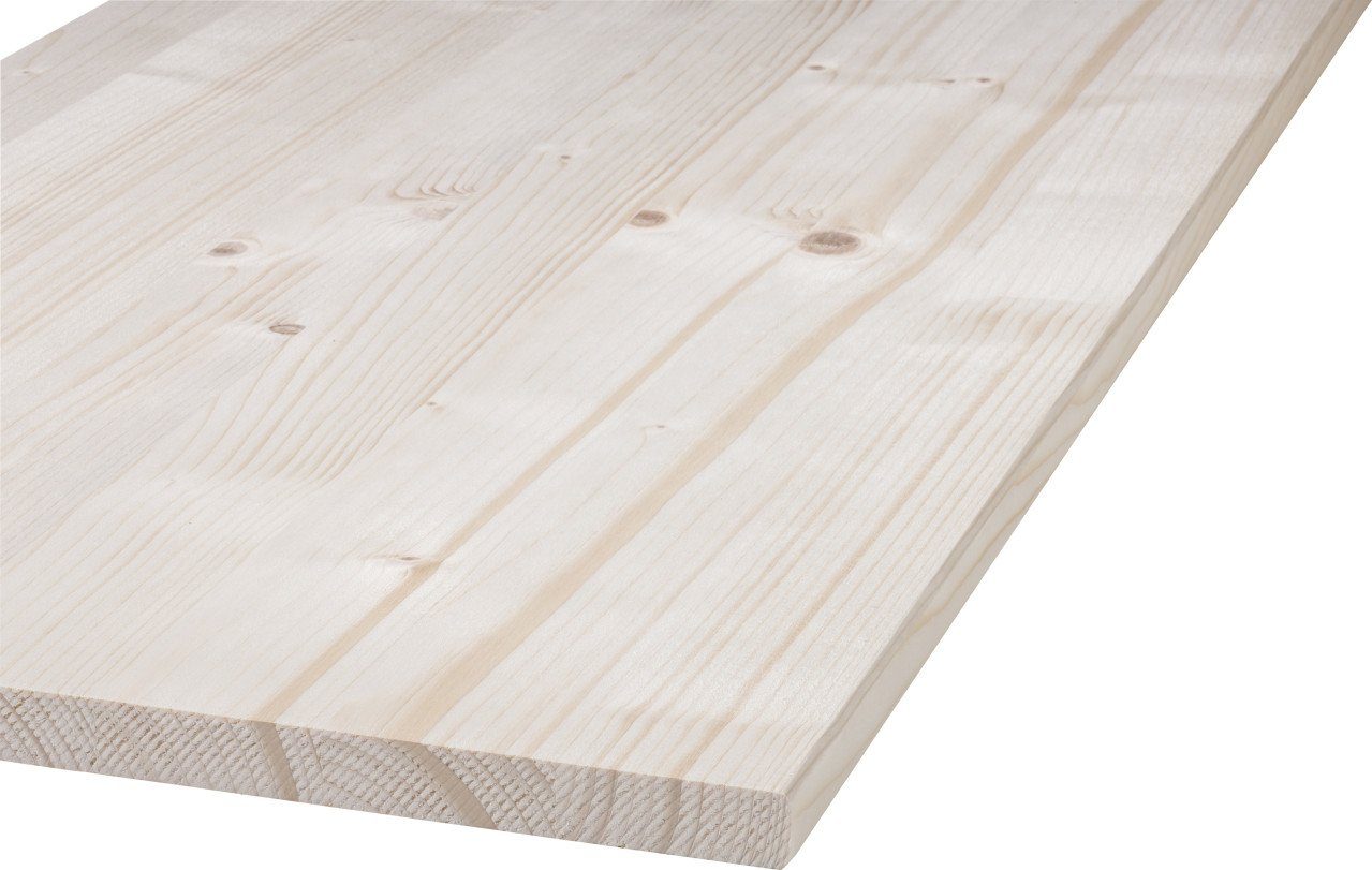 binderholz Tischplatte Leimholzplatte Nadelholz Oberfläche geschliffen 80