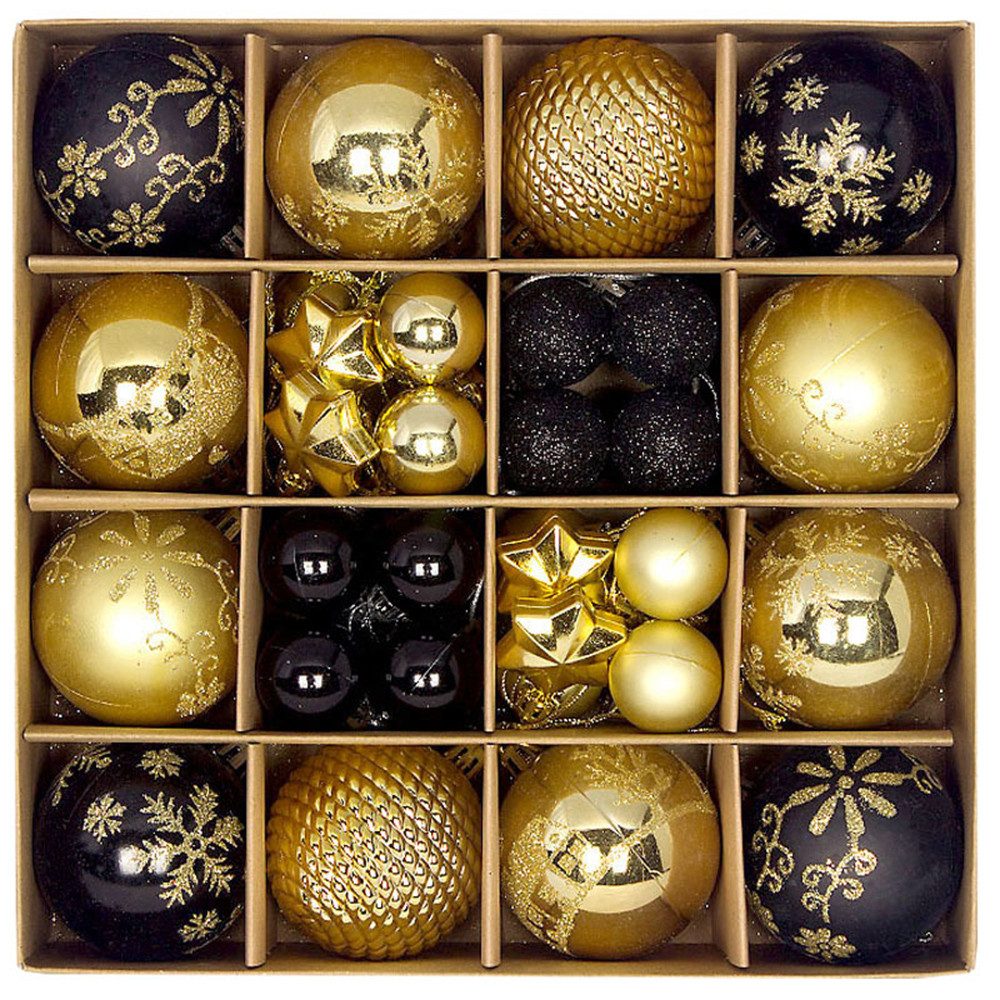 Weihnachtsbaumkugel 44 Stück Weihnachtskugeln,Christbaumkugeln