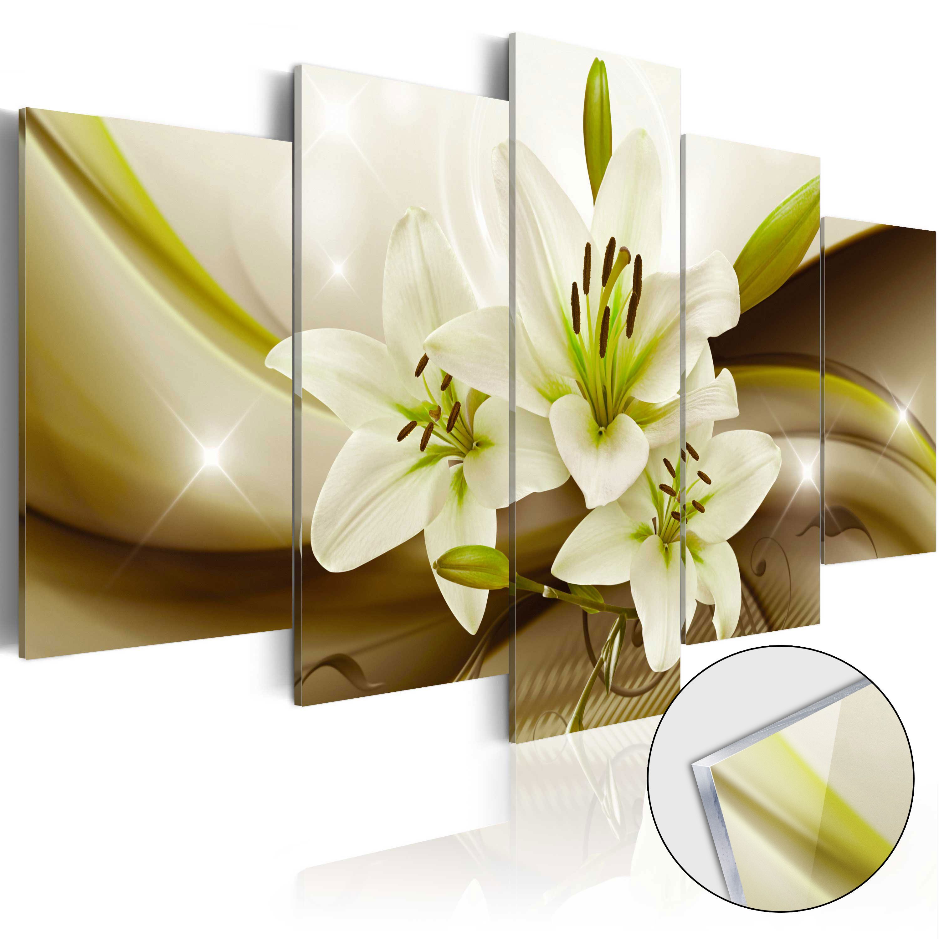 Artgeist Acrylglasbild Modern Lily [Glass]