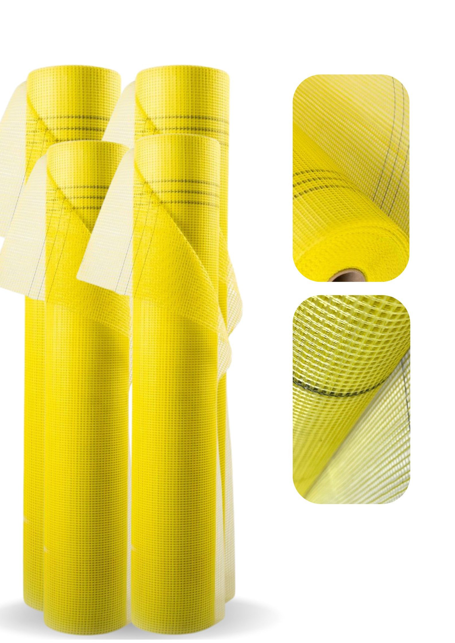 VaGo-Tools Glasfasergewebe VaGo Armierungsgewebe 200m² Gewebe 165g/m² Gelb