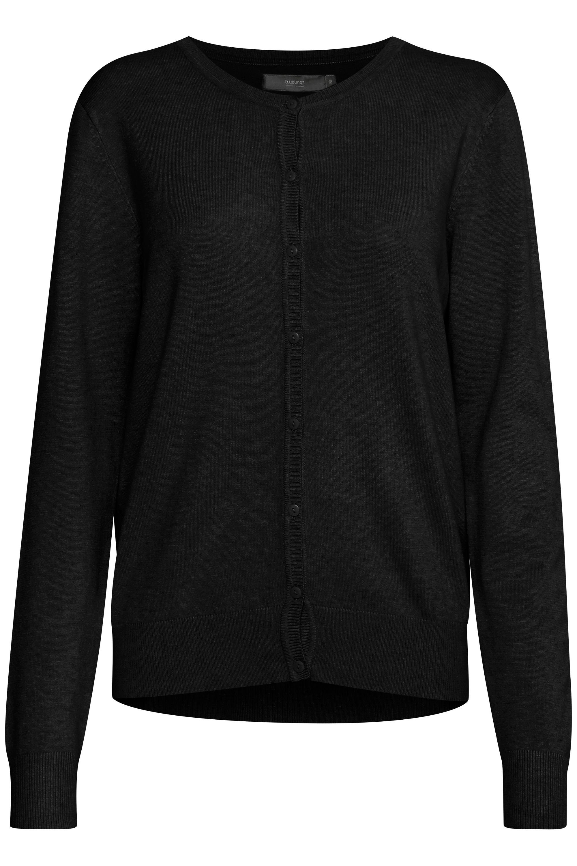 b.young Strickjacke BYPIMBA CARDIGAN 3 - 20806436 Feinstrickjacke mit toller Passform Black (80001)