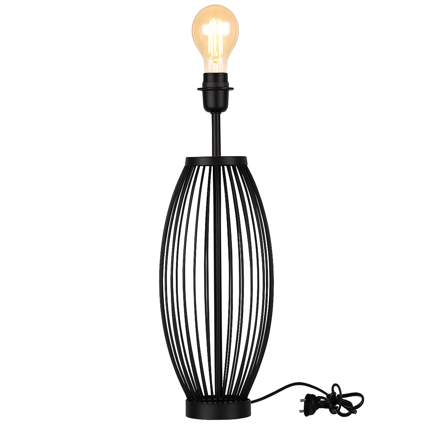 Marrakesch Orient & Mediterran Interior Nachttischlampe Tischlampenfuß Schw günstig online kaufen