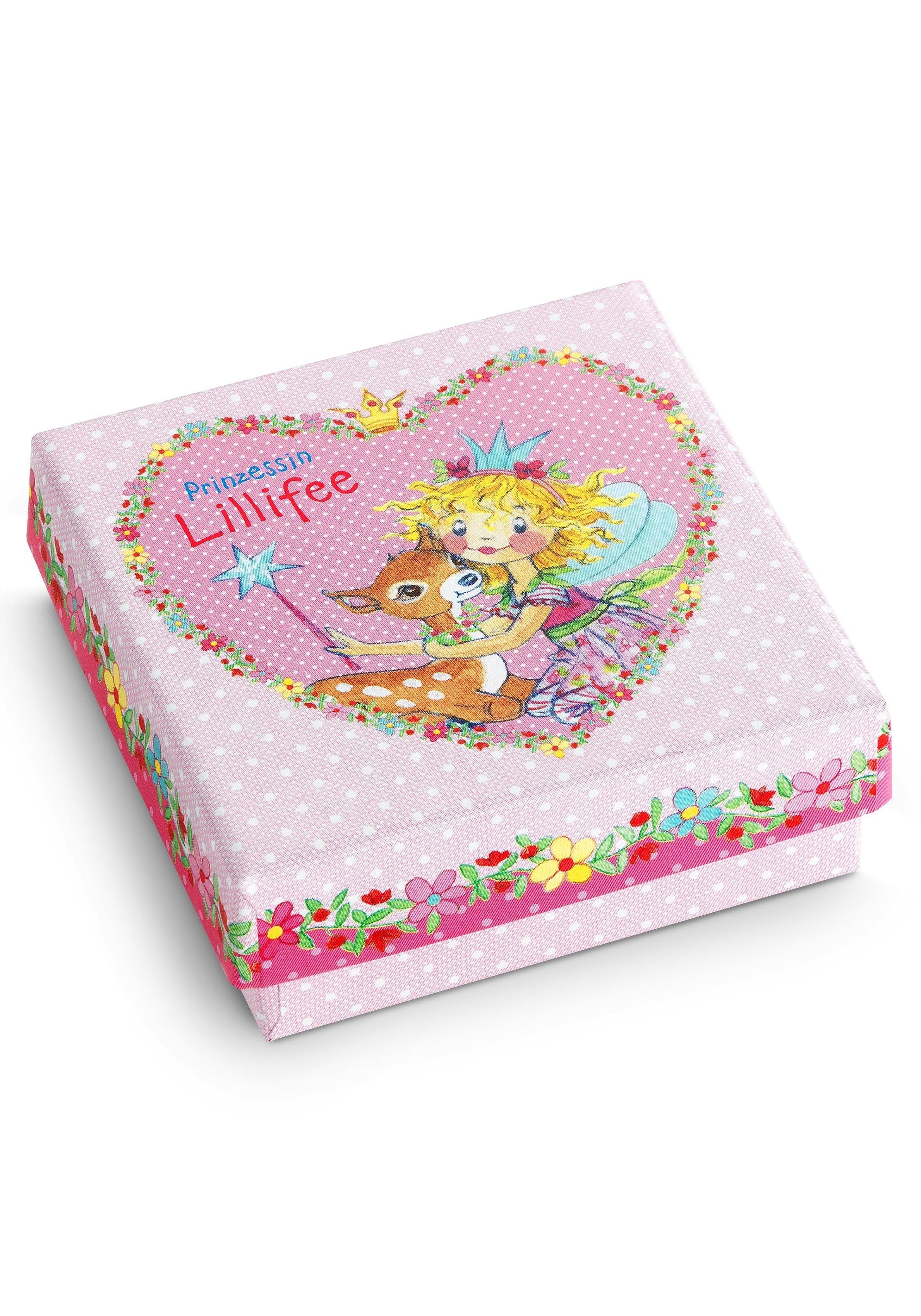 Prinzessin Lillifee Paar Ohrstecker Herzen, mit Zirkonia (synth) – Bild 4 von 4