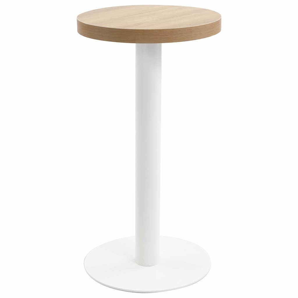 vidaXL Esstisch Bistrotisch Hellbraun 40 cm MDF (1-St)