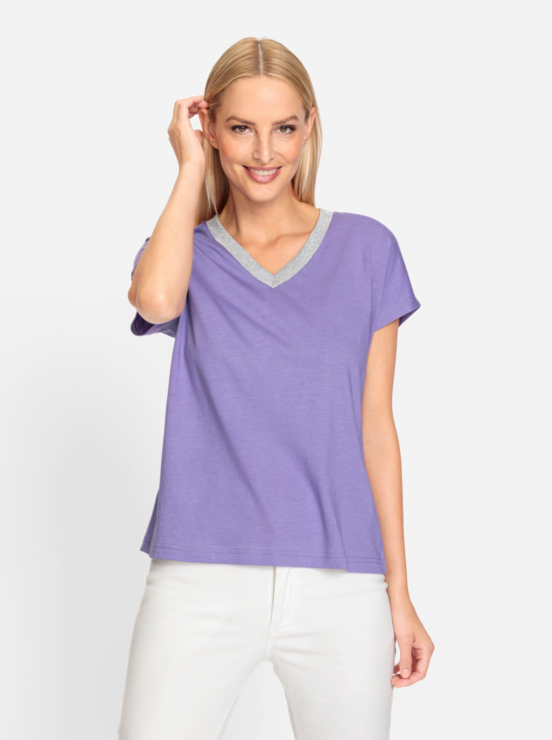 heine T-Shirt lavendel