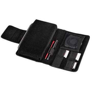 Hama Konsolen-Tasche Etui Steelware Totenkopf Tasche Schutz-Hülle, gepolstertes Zubehör-Fächer, für Sony Playstation Vita und Zubehör