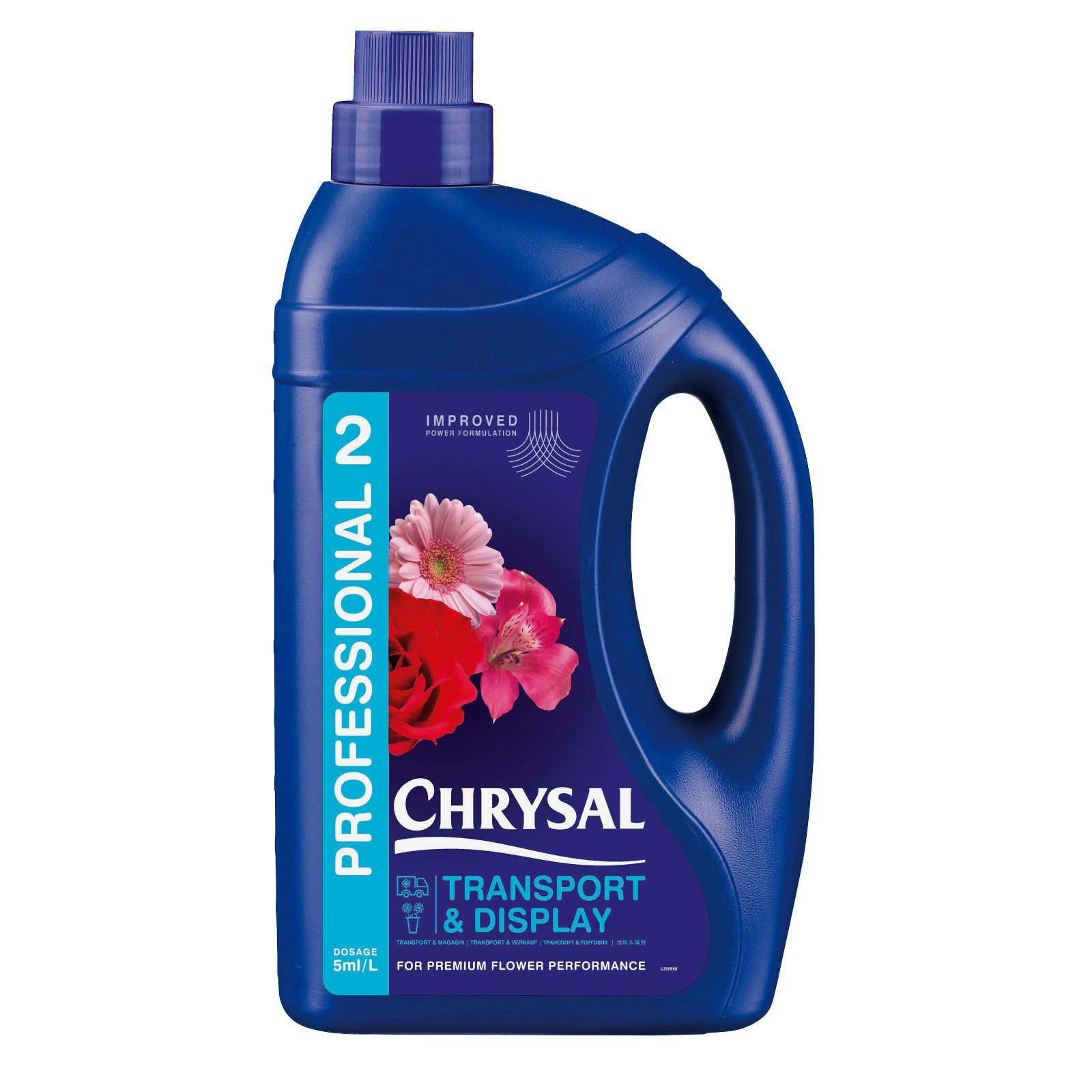 Chrysal Pflanzenstärkungsmittel Klar Professional 2 - Blumen-Frischhaltemittel 1 Liter