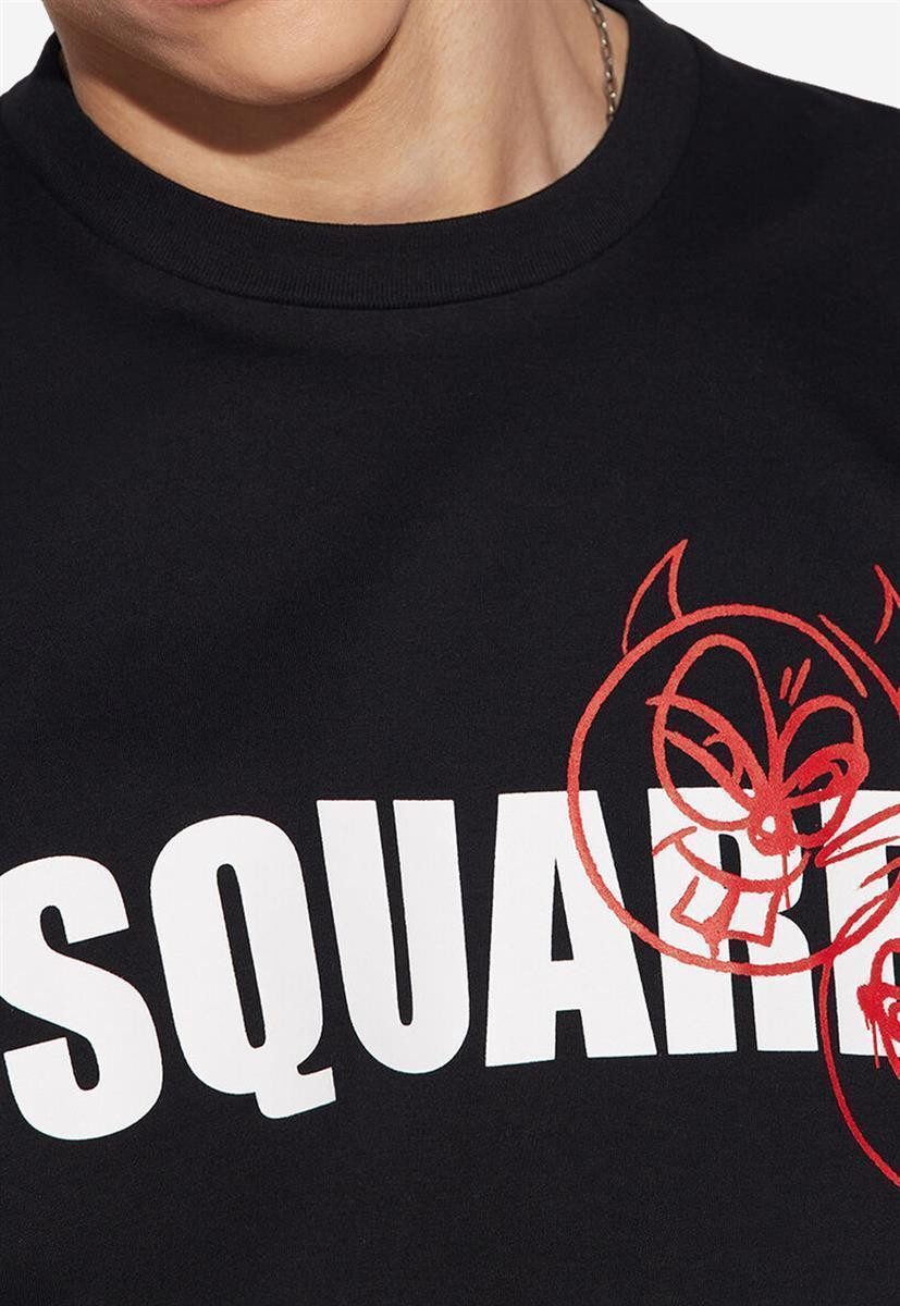 Dsquared2 Print-Shirt Dsquared2 Doodle Logo Face günstig online kaufen