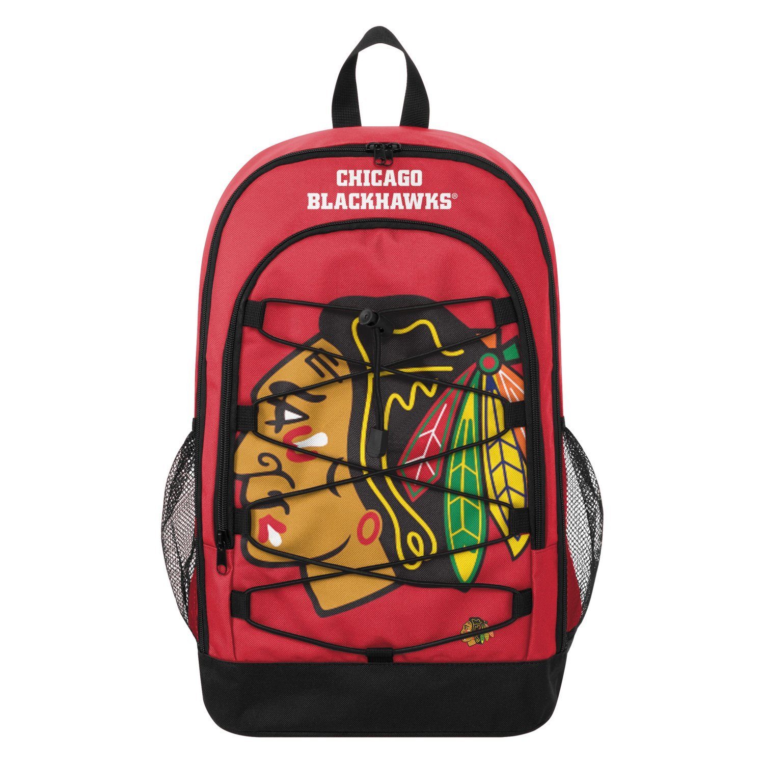 Forever Collectibles Rucksack Backpack NHL BUNGEE Chicago Blackhawks