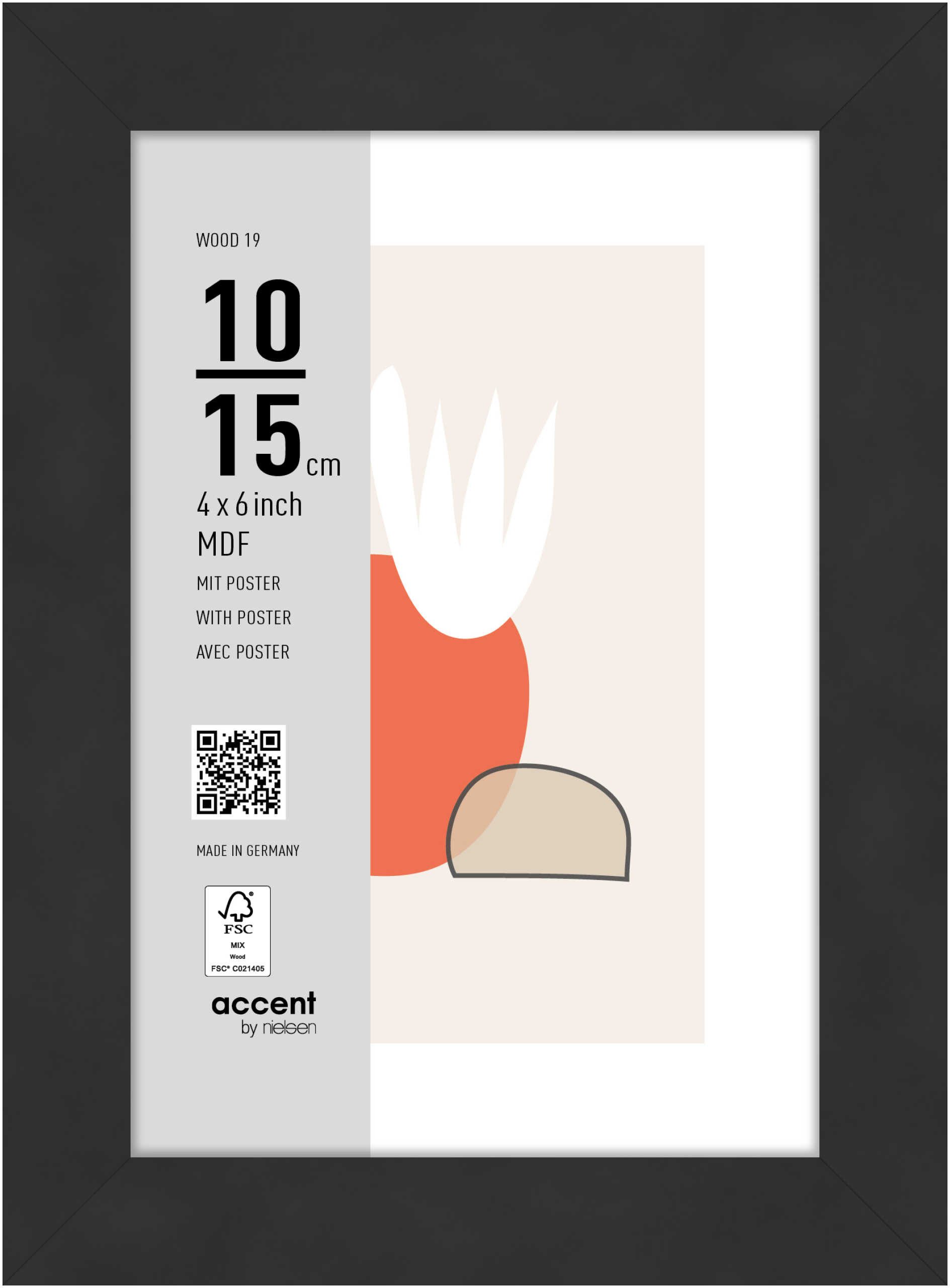 accent by nielsen Bilderrahmen Holz Bilderrahmen Wood 19, (1 St)