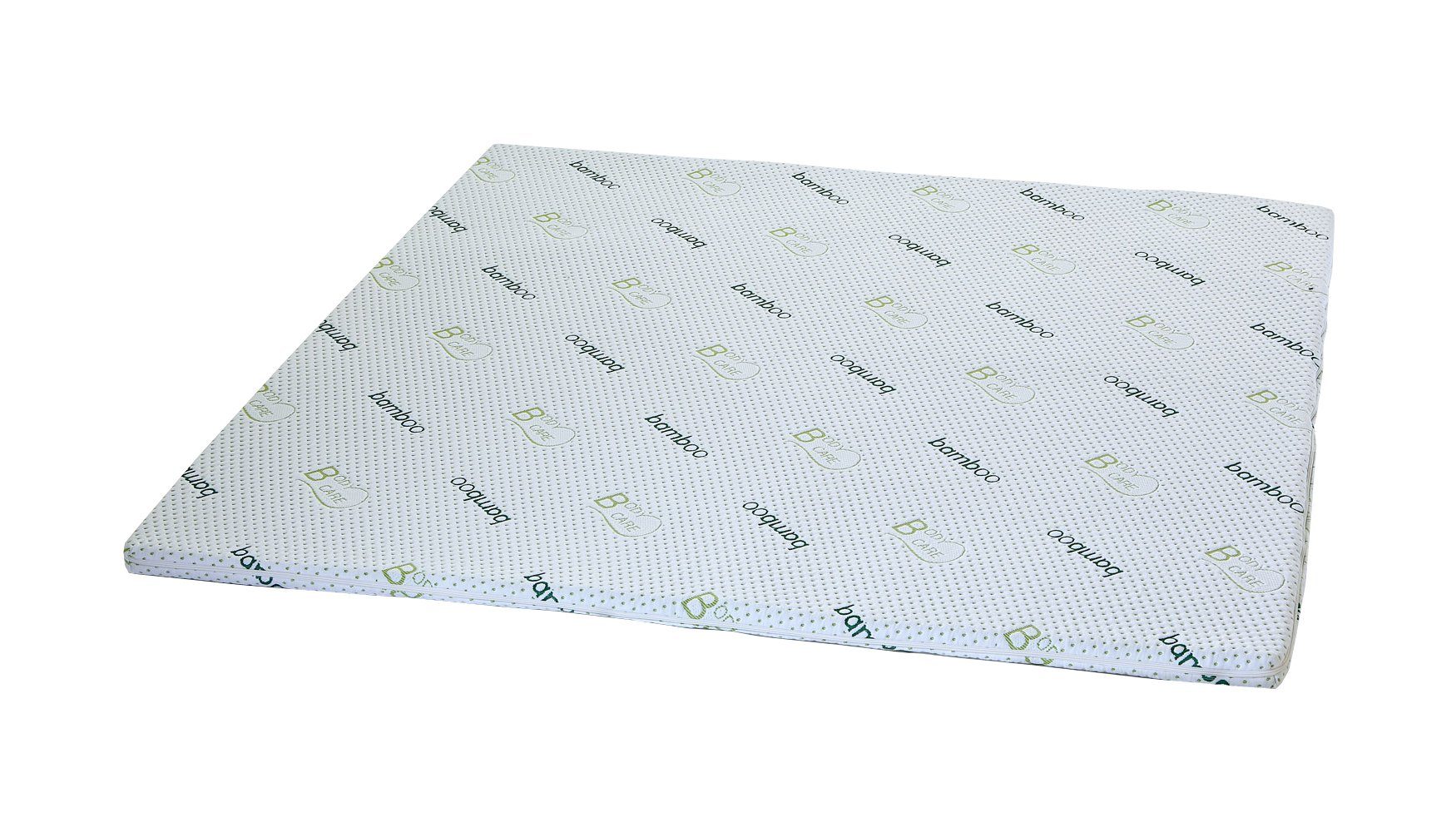 Topper NATURALIS, GMD Living, 5 cm hoch, 100% Polyester, (abnehmbarer Bezug), gute Ventilation, deutsches Qualitätsprodukt